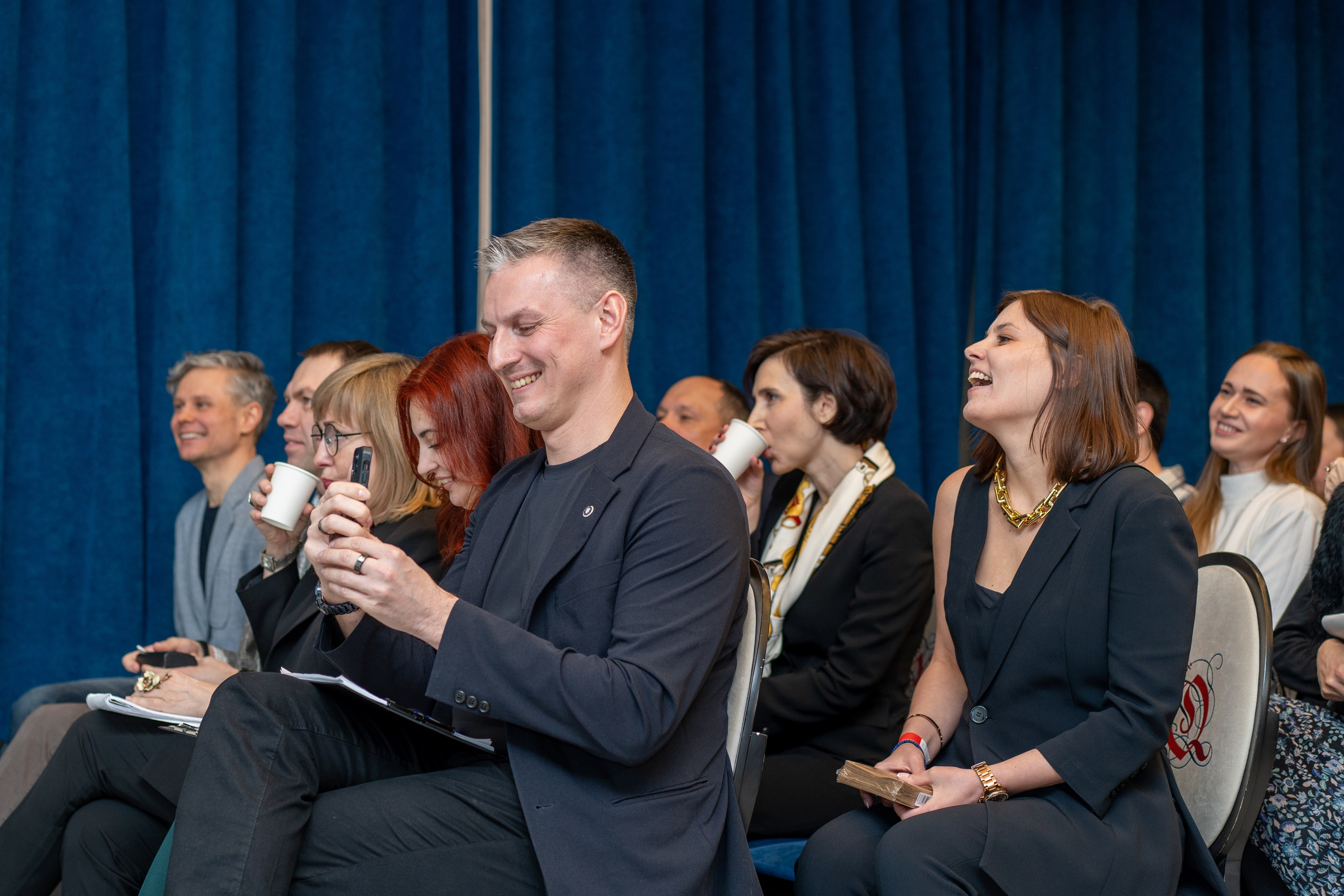 Съёмка конференции. Фотограф Елизавета Потешкина