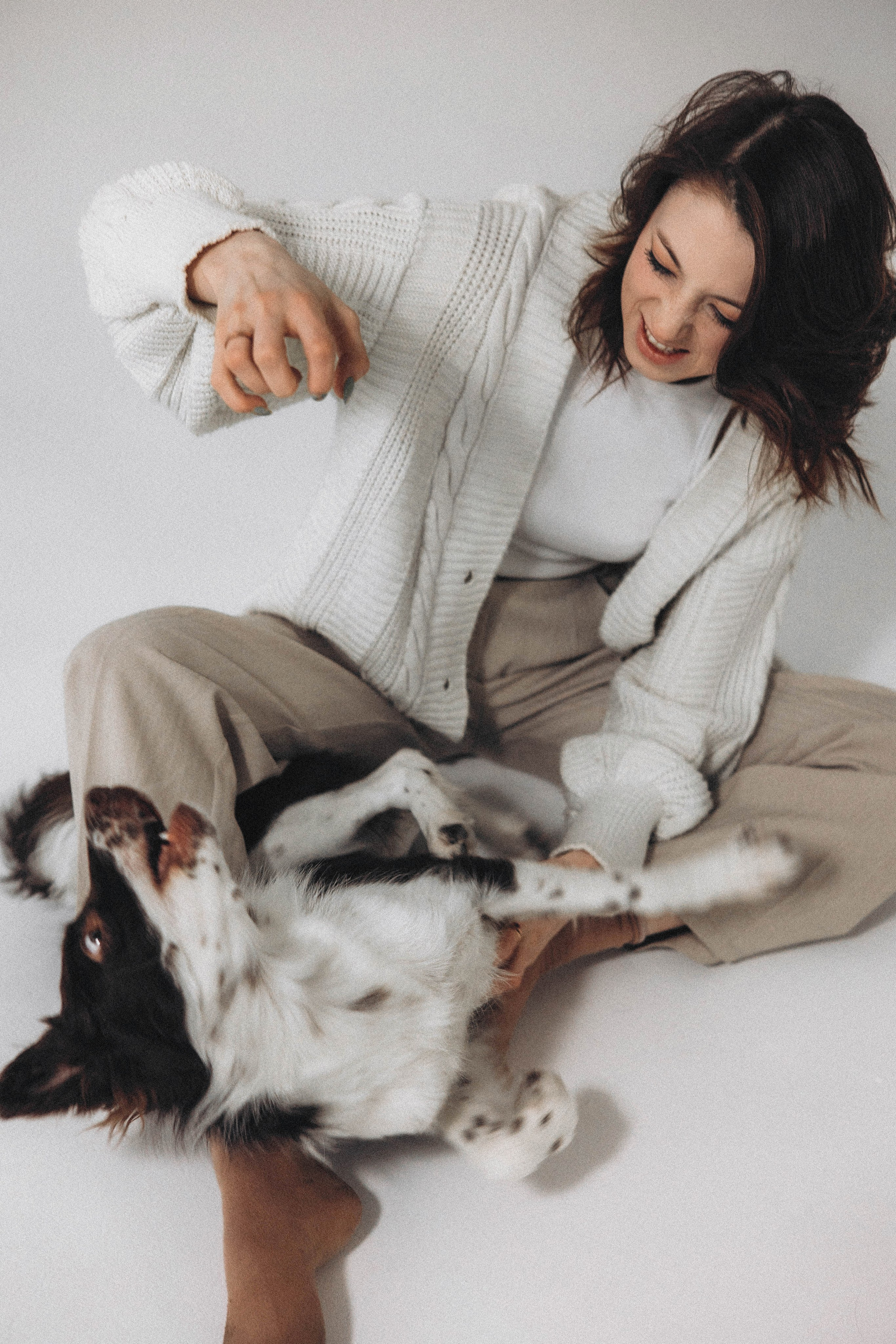 Алена и Гвендолин. Фотограф-анималист Богданова Полина