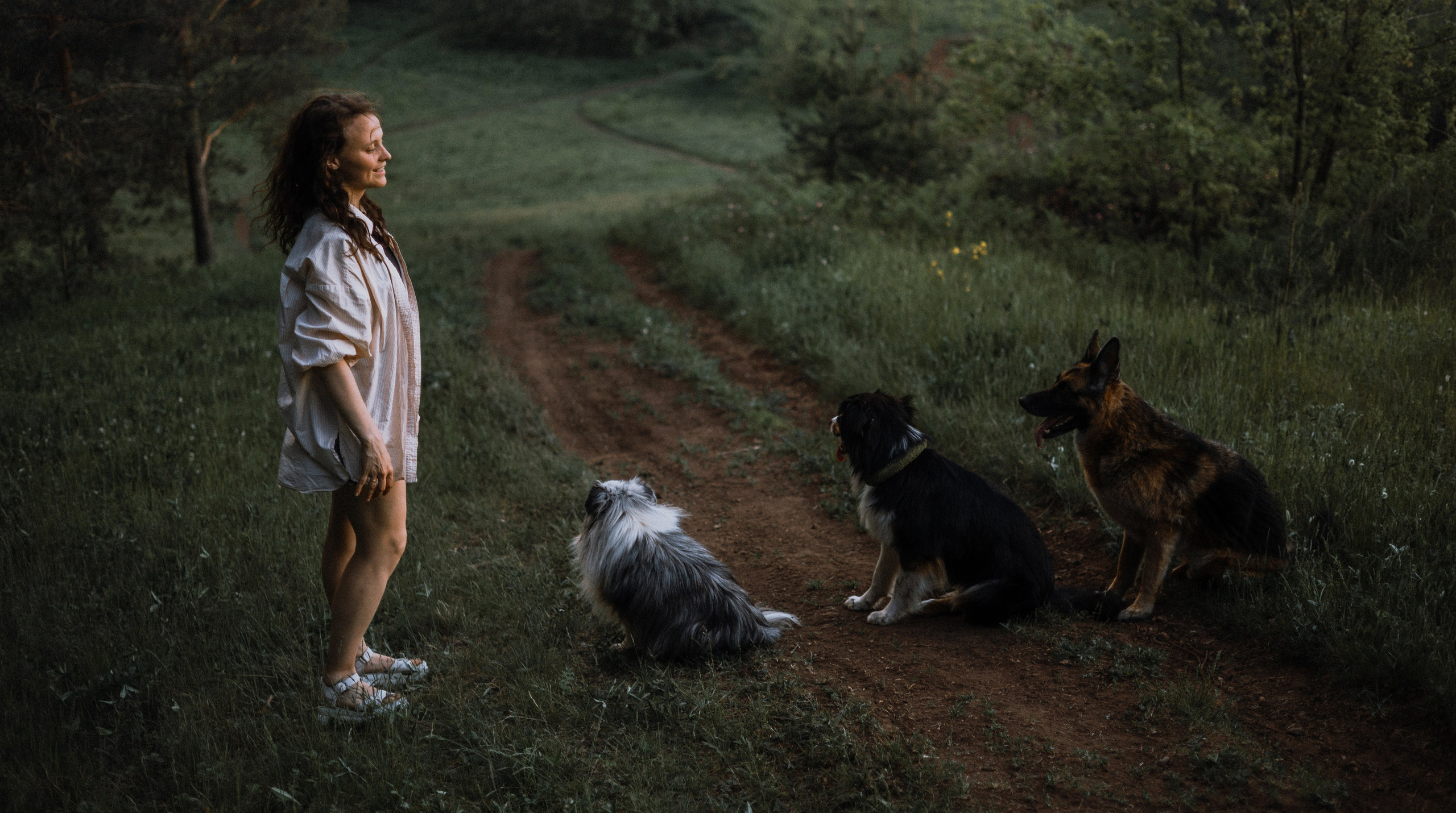 Настя, Шуня, Милка и Тигуан. Фотограф-анималист Богданова Полина