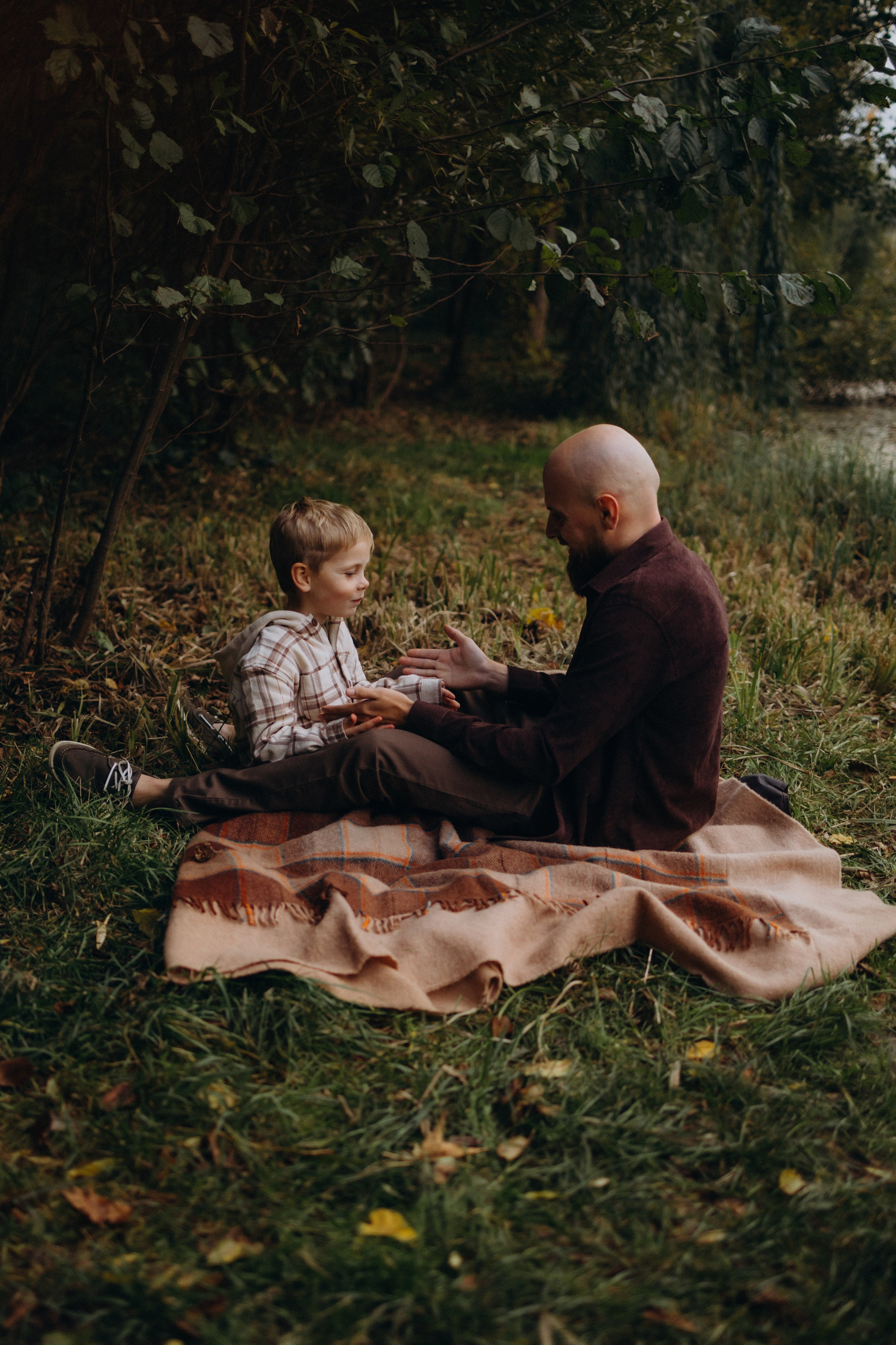 Осенняя семейная фотосессия. Семейный фотограф в Москве и Люберцах Юлия Гуськова