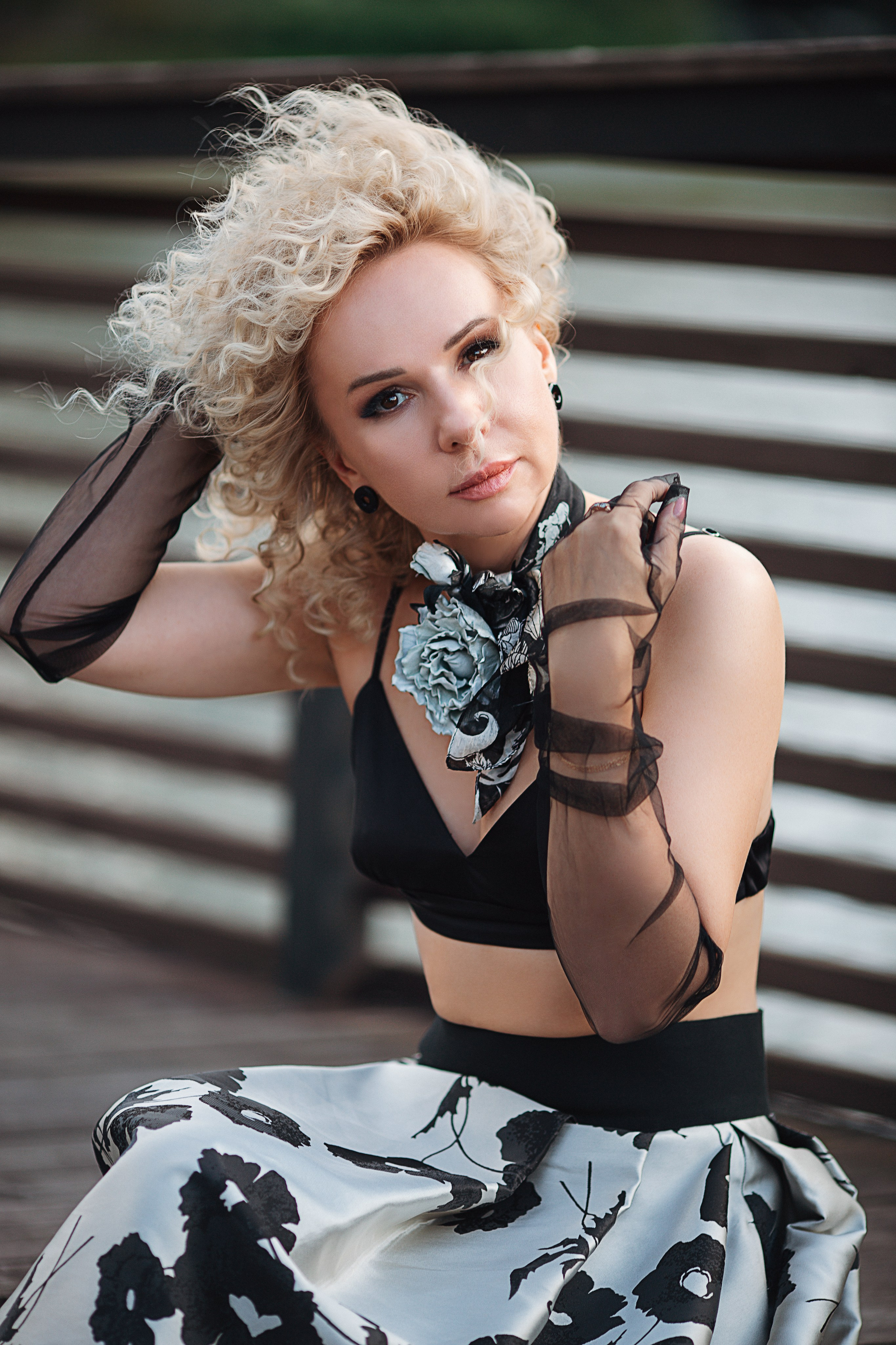 Аня в Moscow City. Семейный фотограф в Москве Марина Петра