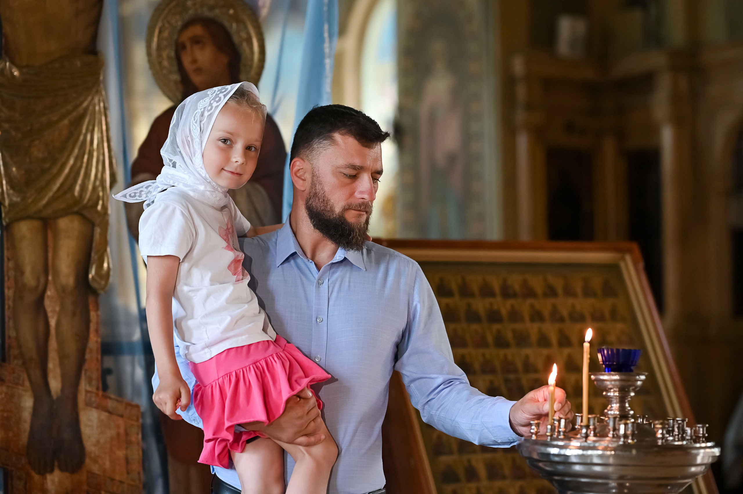 Крещение Владимира, Полины Вероники. Семейный фотограф в г. Воскресенск Наталия Молева