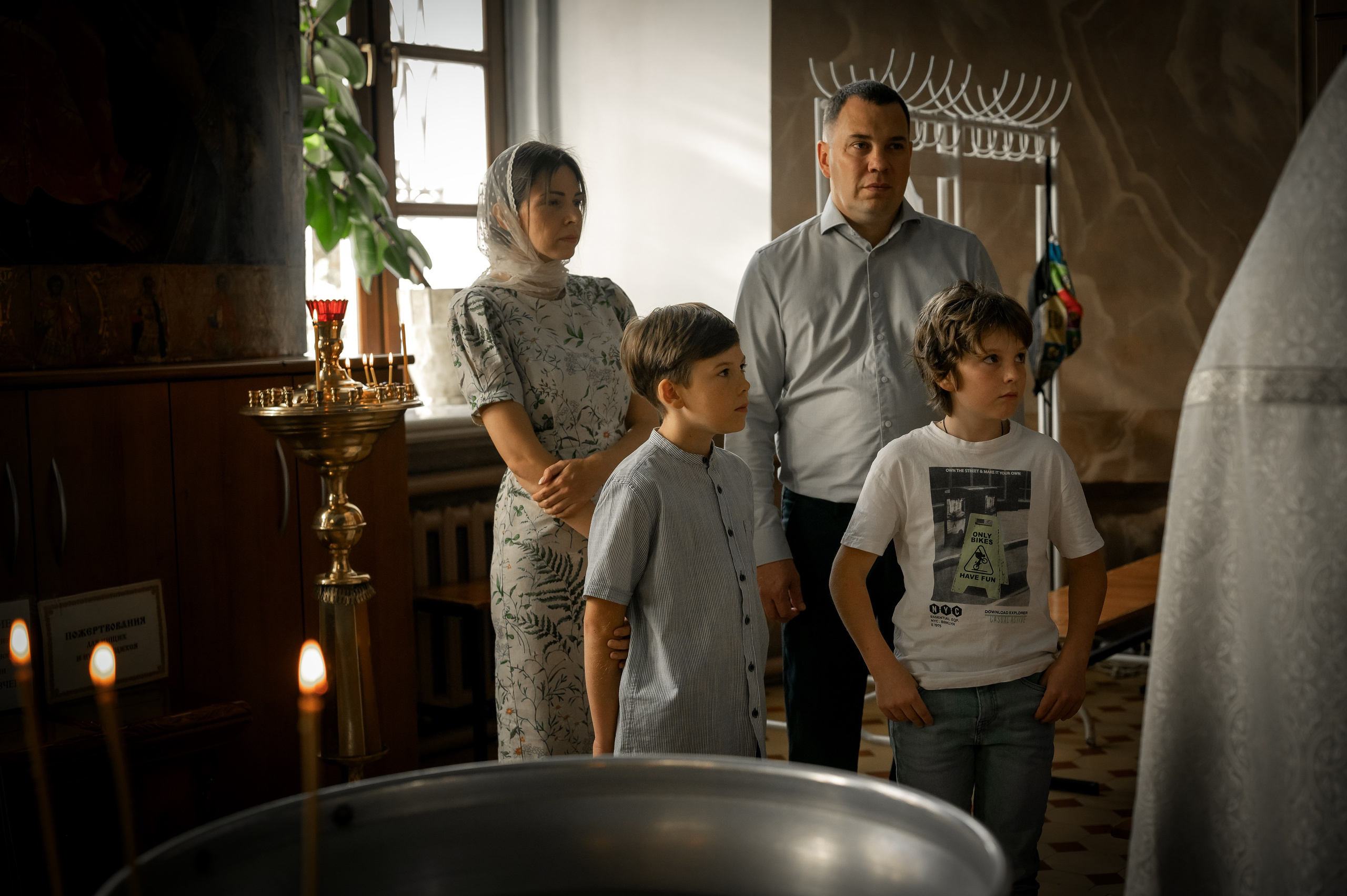 Таинство крещения. Фотограф новорождённых, семейный, школьный в городе Калуге Евгения