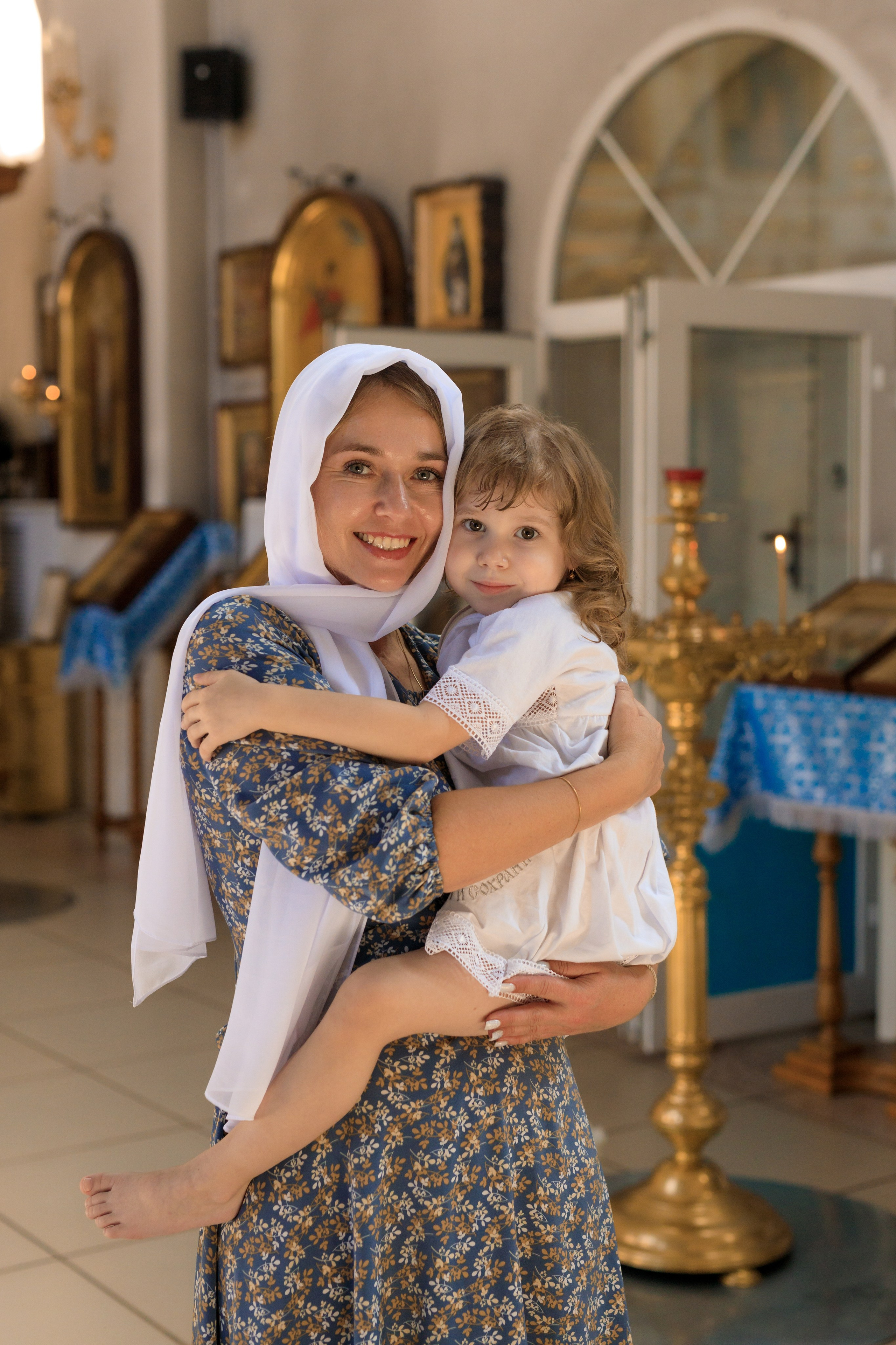 Крещение Илларии. Семейный и детский фотограф в Краснодаре Элона Литвинова