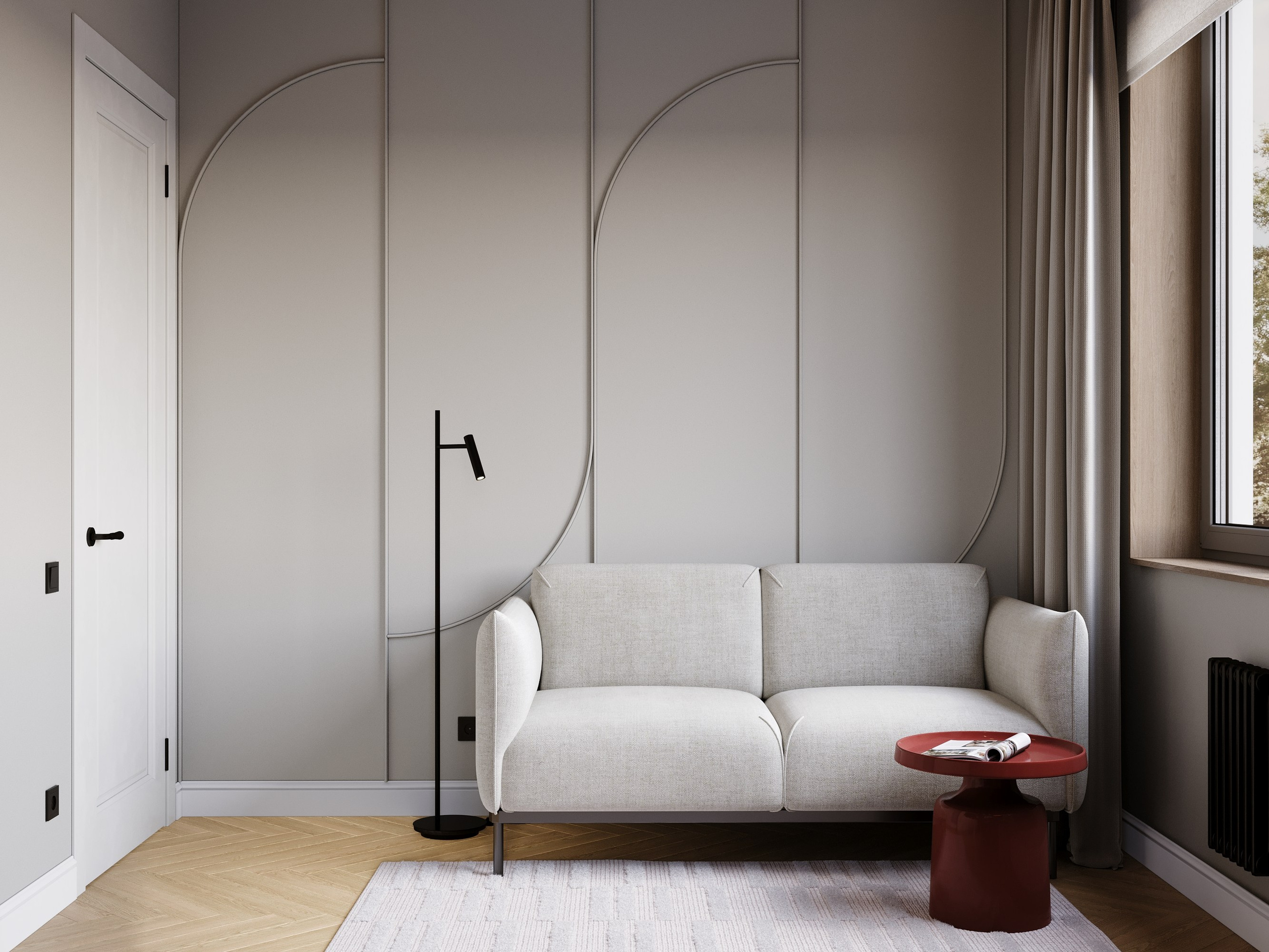 Кабинет в доме. Клиент Мудрова Илона. Евгений Пырков — 3d визуализатор интерьеров и экстерьеров России