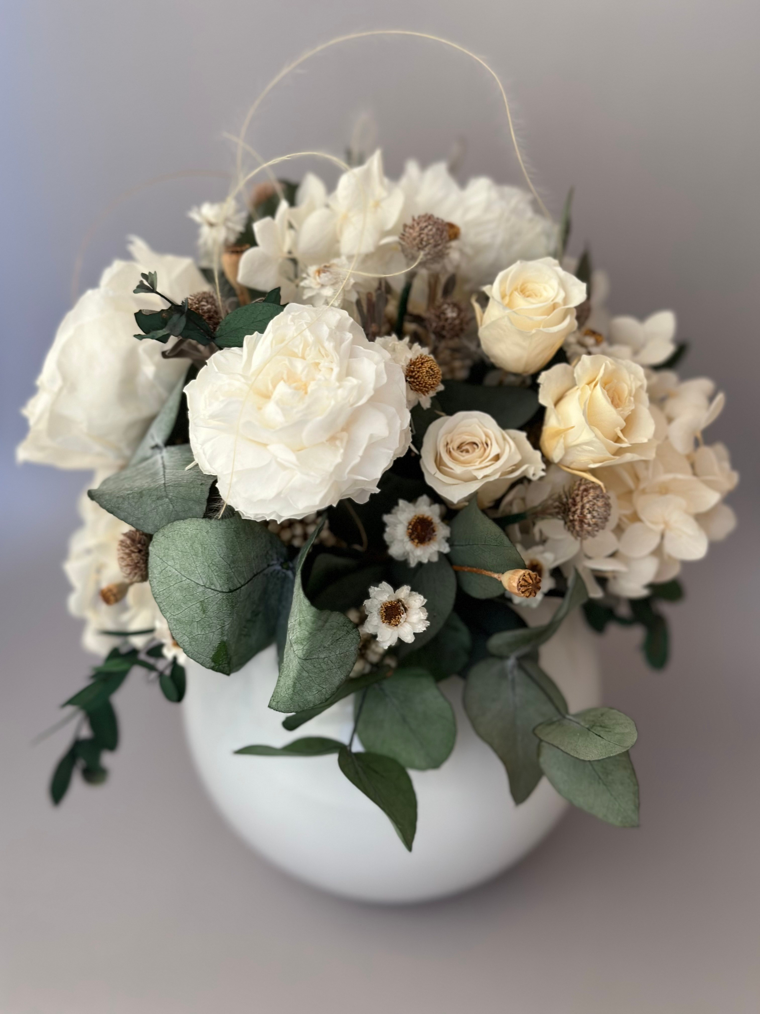 Примеры работ. Стабилизированные цветы Букеты Москва