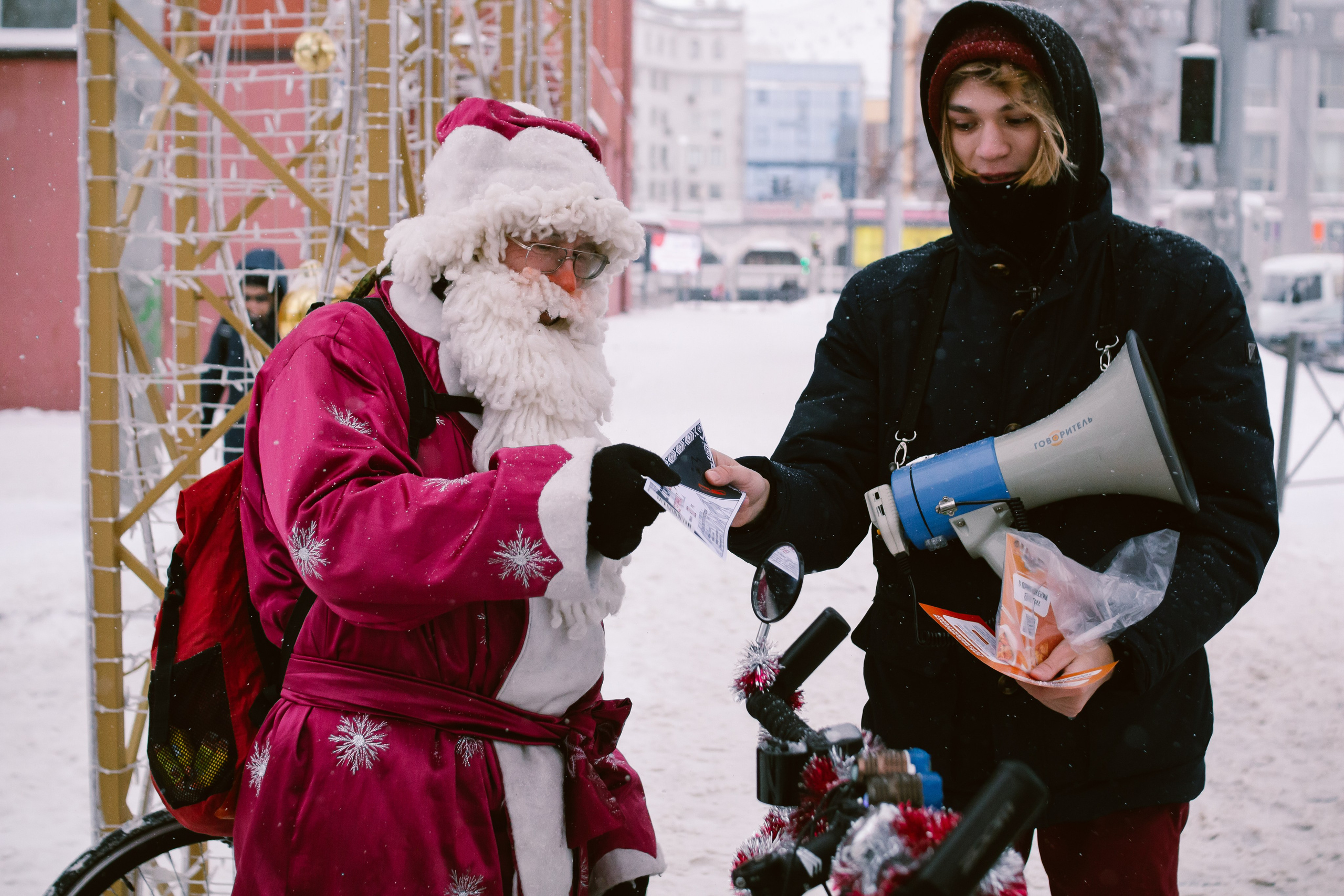 Зимний велозаезд «Привет, велосипед!». Фотограф в Новосибирске Екатерина Васильева