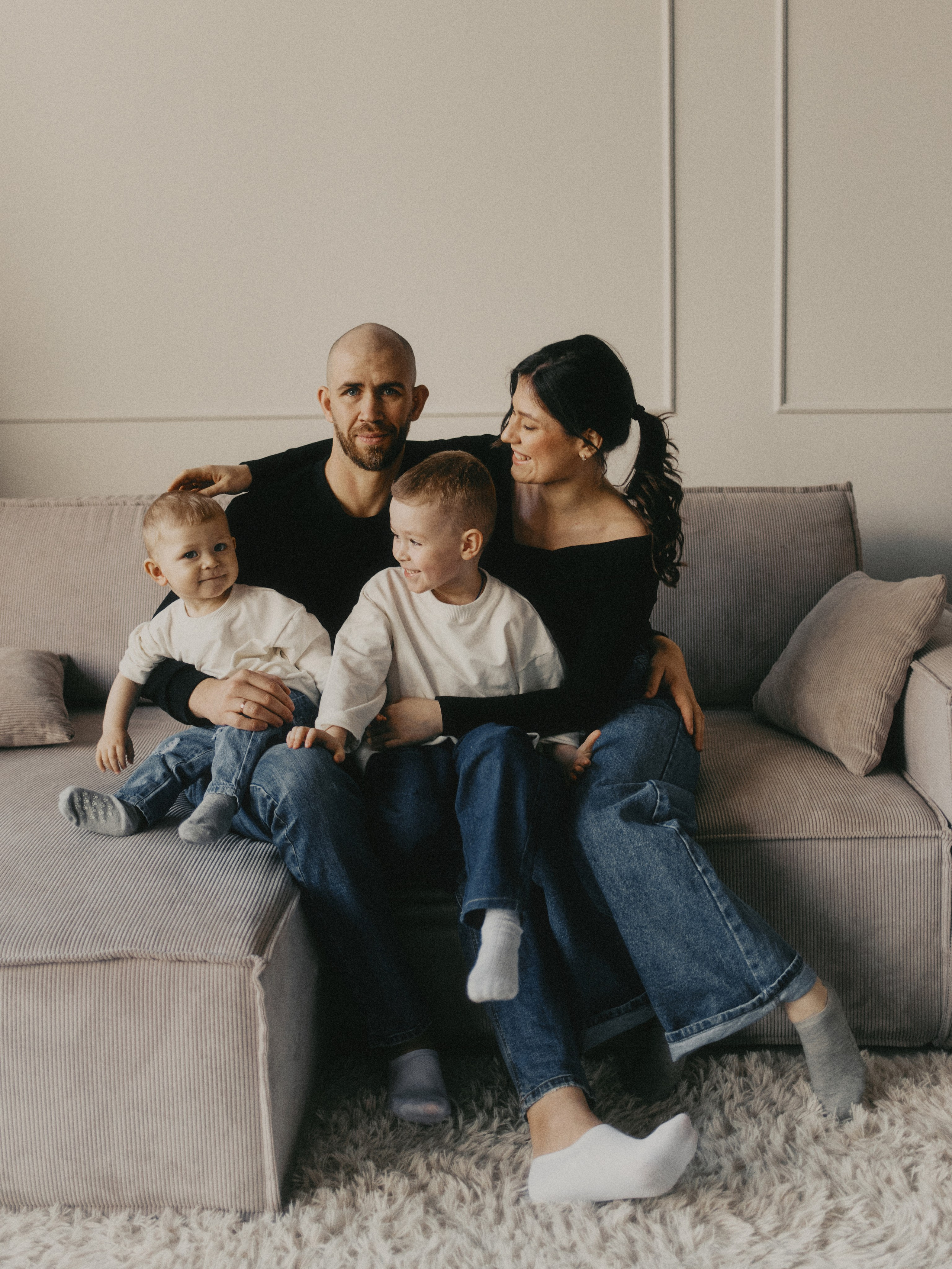 Леша, Кристина, Захар и Кирилл. Портретный фотограф в Москве Ольга Крылова