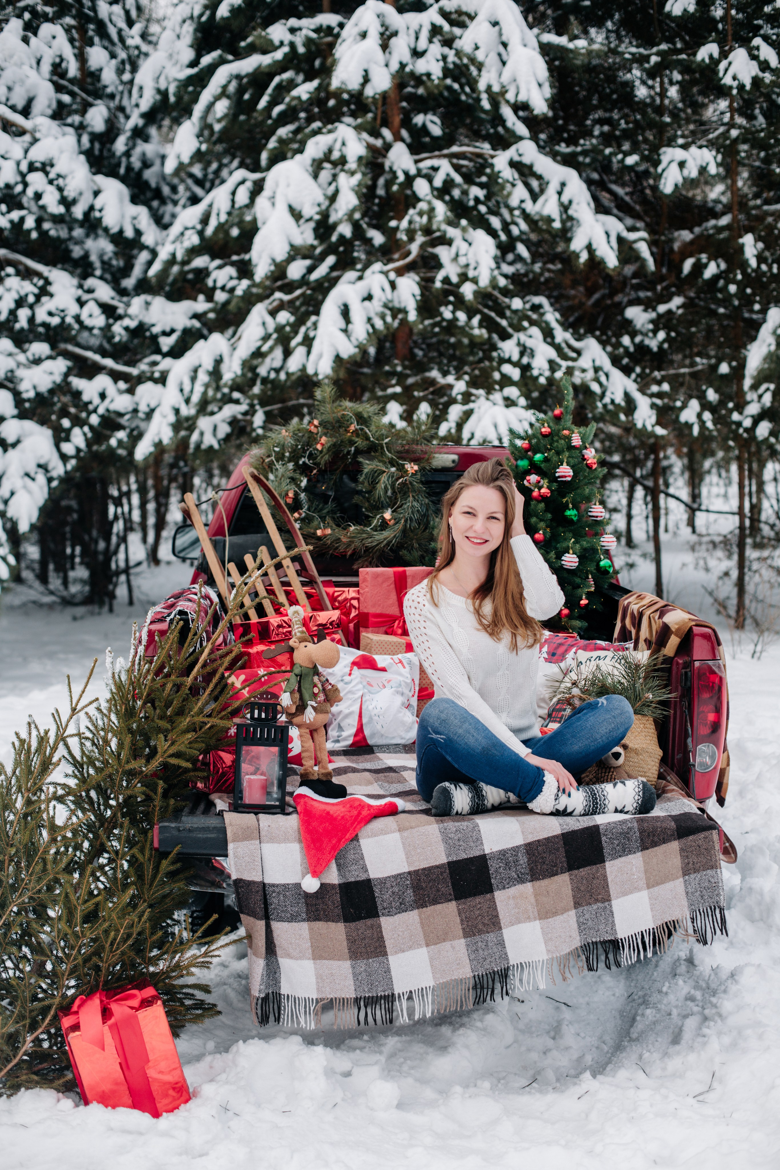 Даша, Настя (красный пикап и не только :). Семейный и свадебный фотограф в Воронеже Майя Добровольская