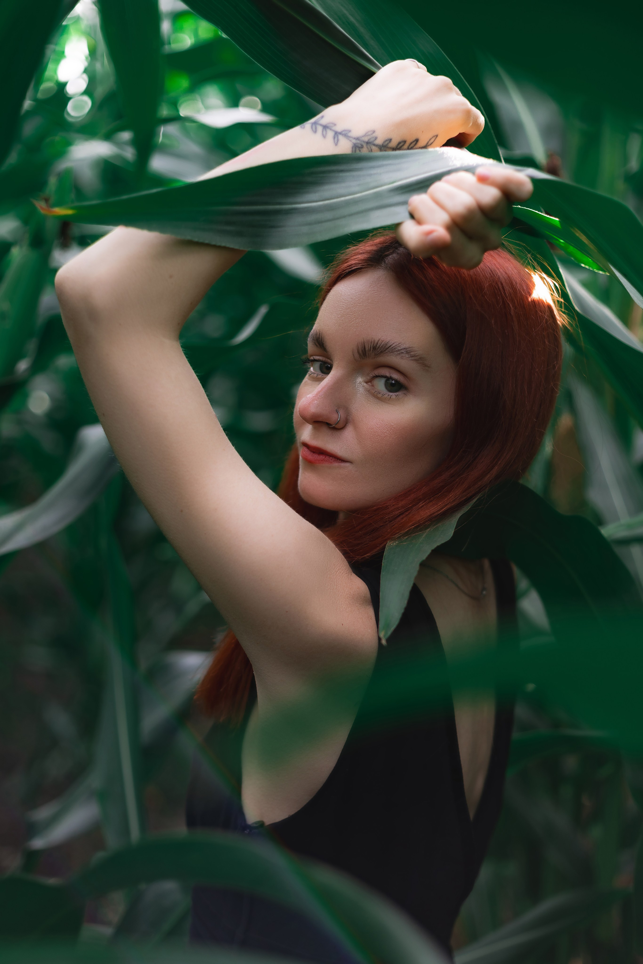 Девушка на кукурузном поле. Фотограф в Санкт-Петербурге и Москве Наталья Милли