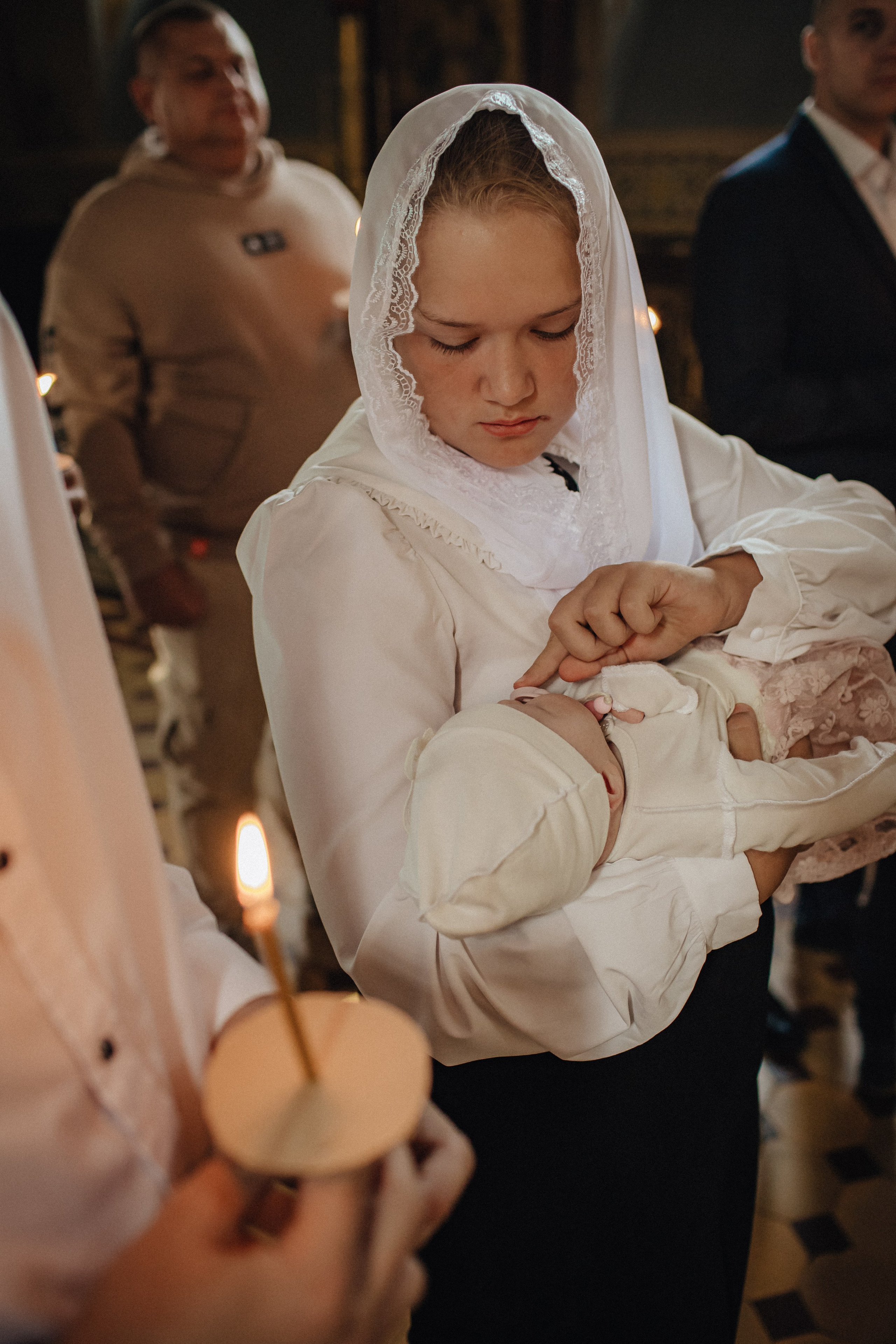 Крещение Татьяны. Семейный фотограф в Москве и Московской области Лазутина Валентина