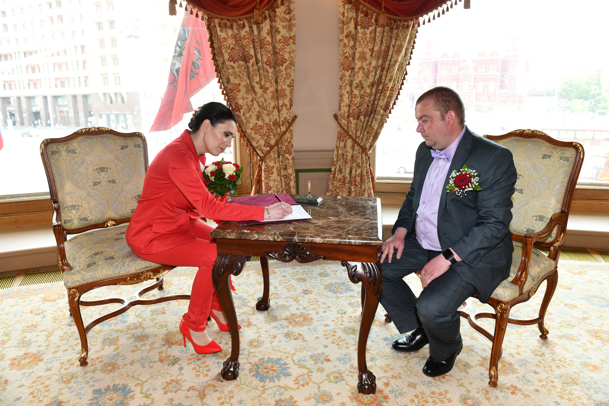 Регистрация брака Ирины и Владимира. Свадебный и портретный фотограф в Москве Галина Борисова