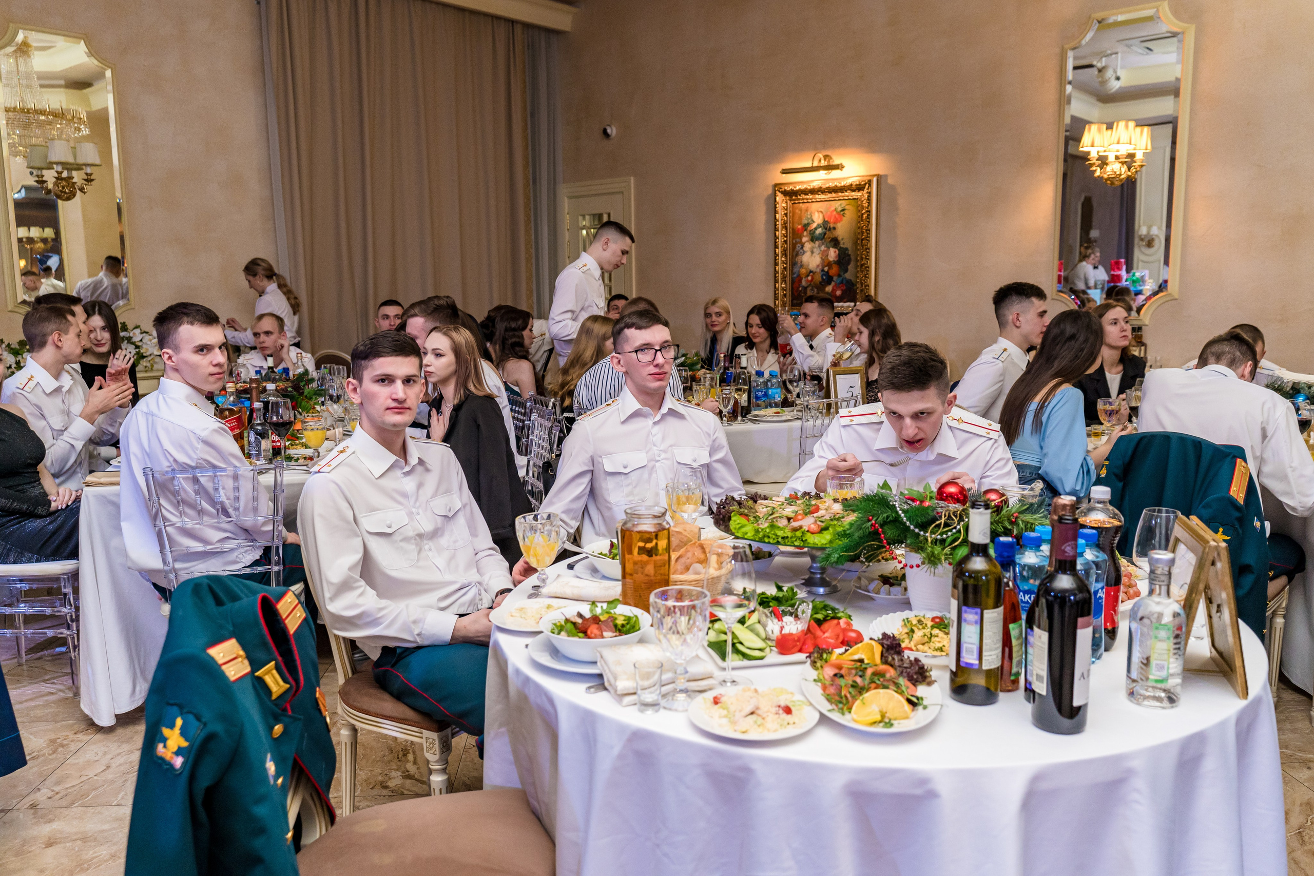 Фотосъемка выпуска военной академии и вручение дипломов