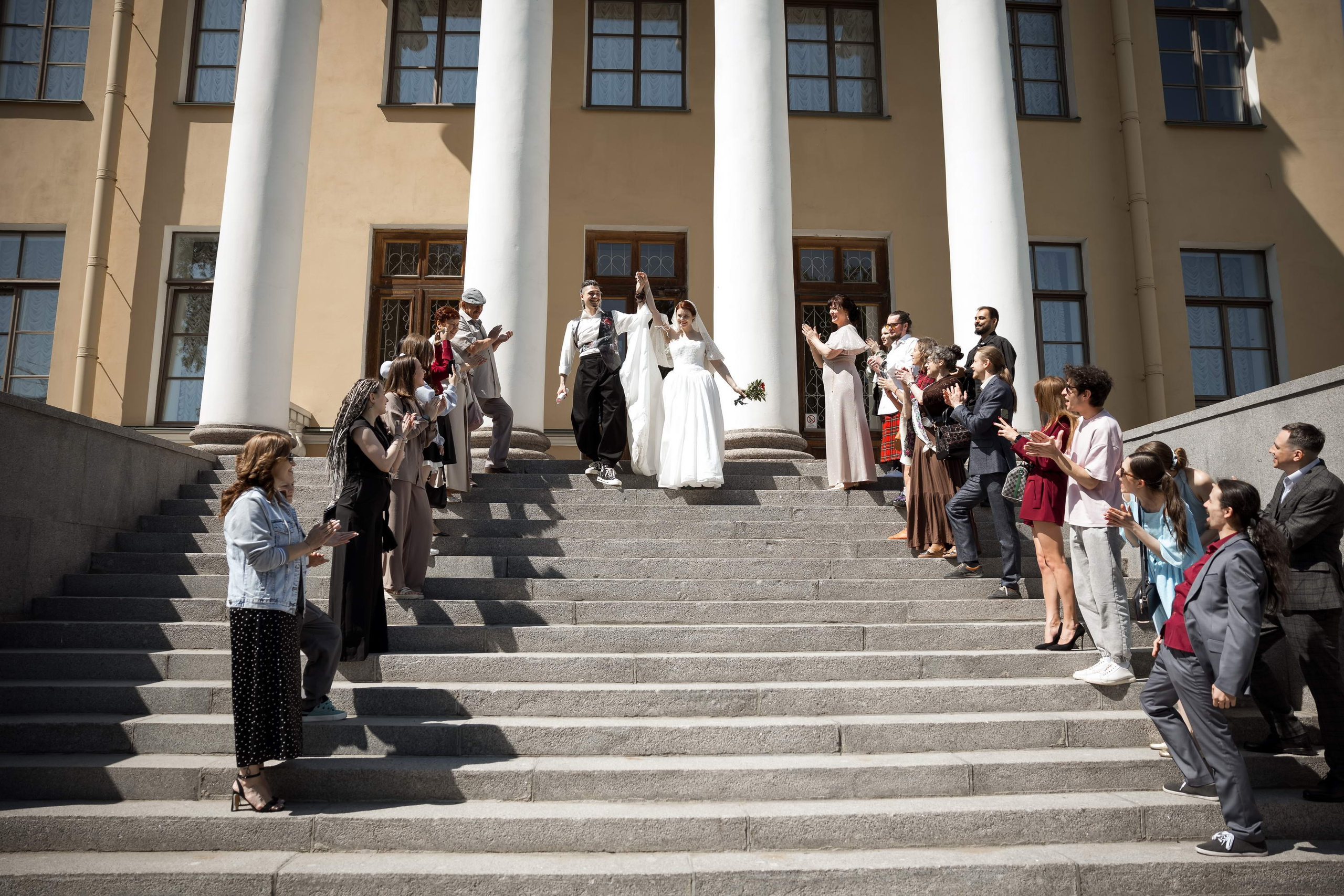 Свадьба пары актёров. Свадебный фотограф Игорь Брундасов 8PHOTO на свадьбу венчание загс СПб