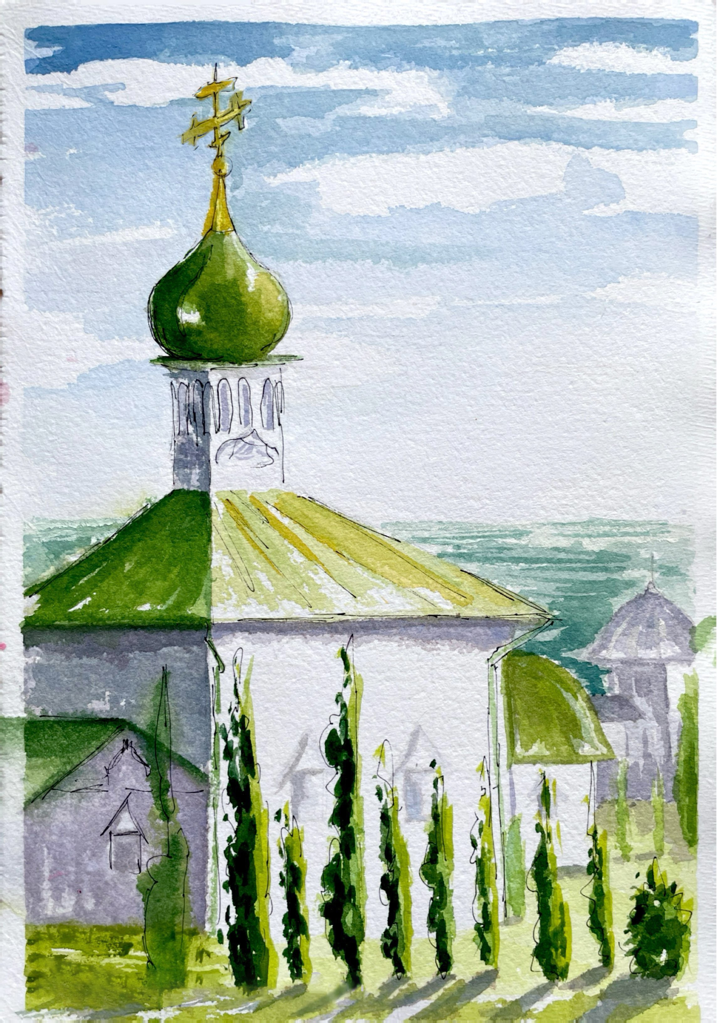 Акварель. Аня Степанова