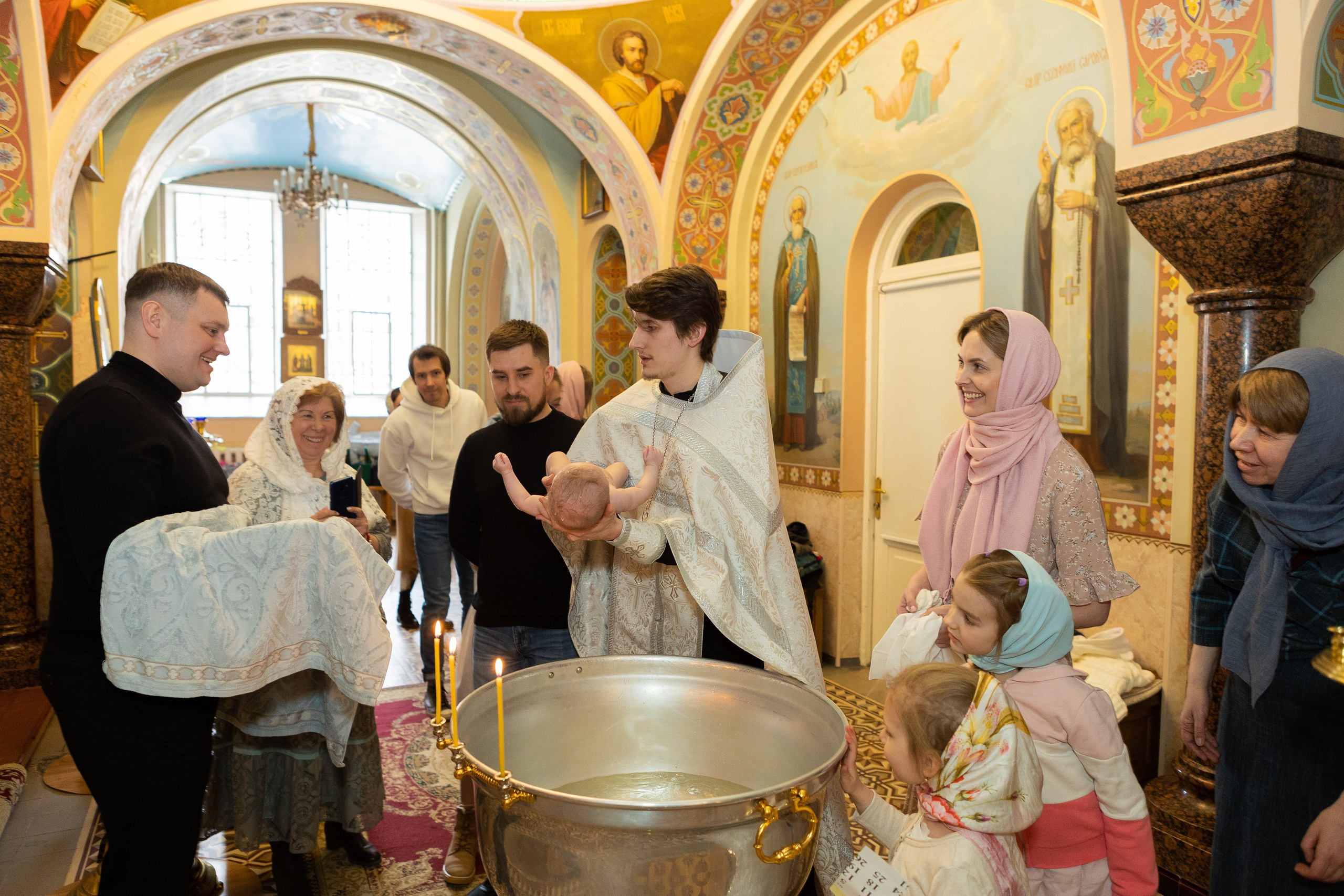 Крещение Даниила. Фотограф Александр Заломаев