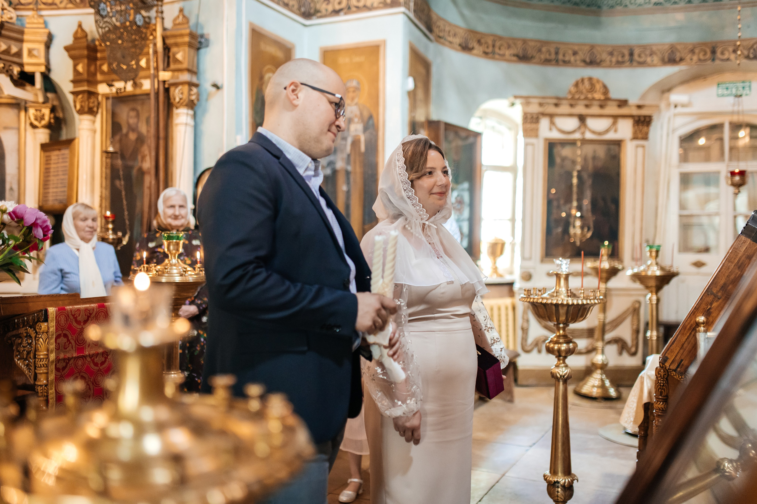 Венчание. Церковь Воздвижения Честного Креста Господня в Татаринцево. Фотограф Валерия Горбунова Подольск Бутово Видное Щербинка