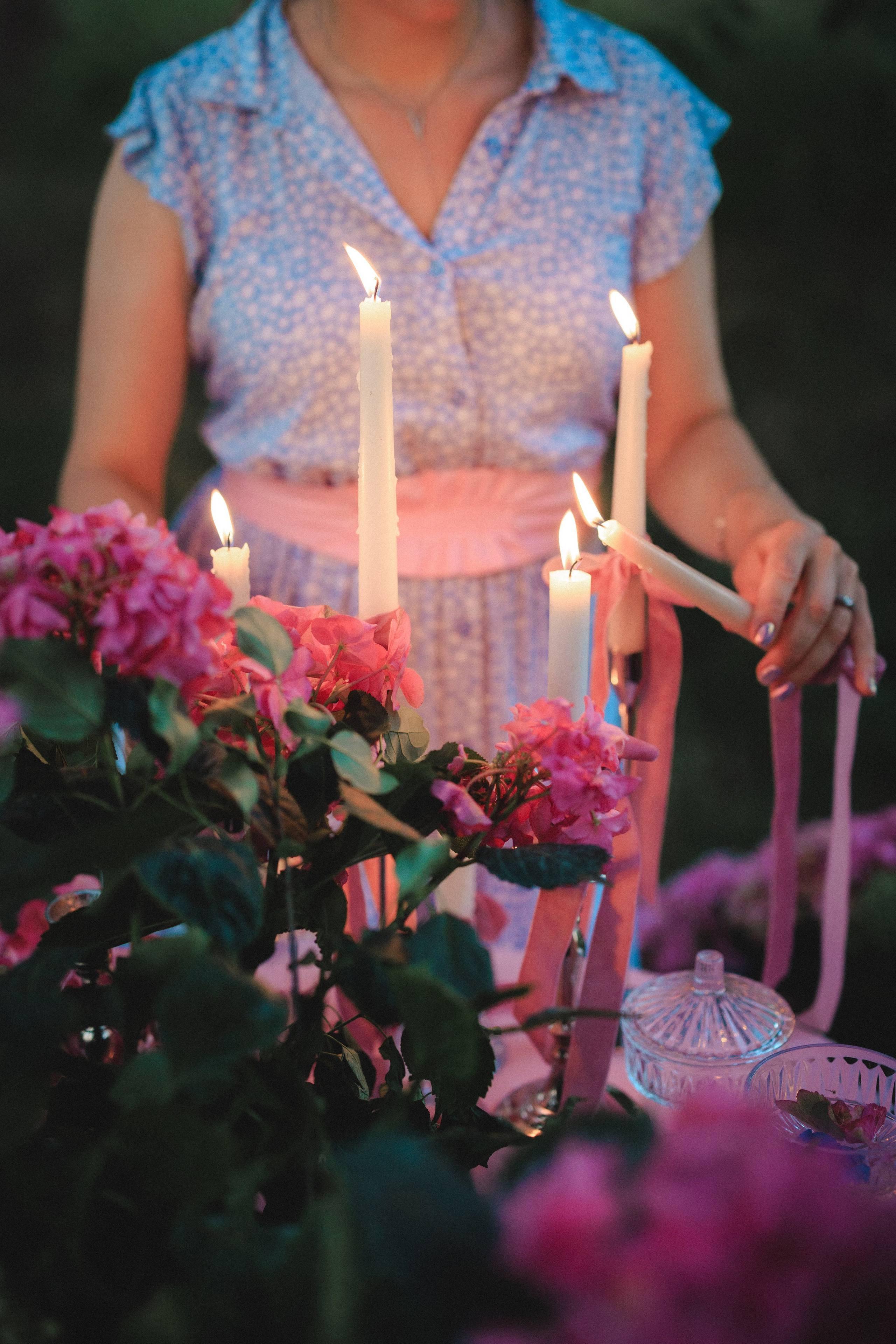 Цветочная фотосессия в лесу. Семейный и детский фотограф в Краснодаре Анна Трашкова