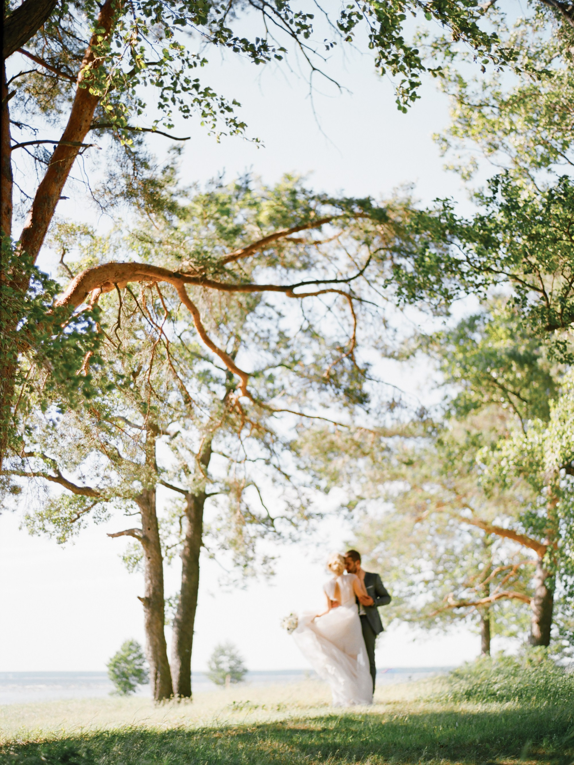 Ксения и Алексей, свадьба на Финском заливе. Изящная фотография | Ксения Милушкина