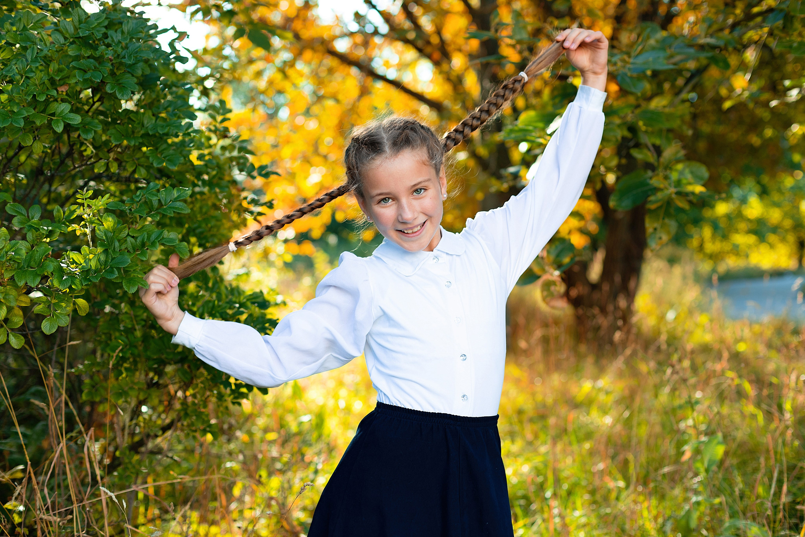 4 класс. Съёмка на улице. Выпускные альбомы «Эврика» в Нижнем Новгороде