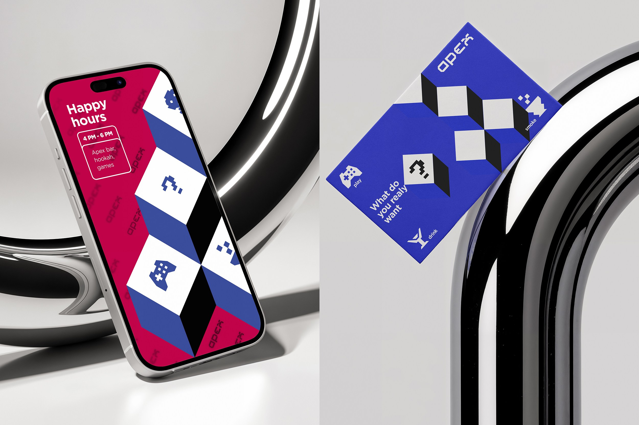 Айдентика APEX BAR. Foodcase.pro