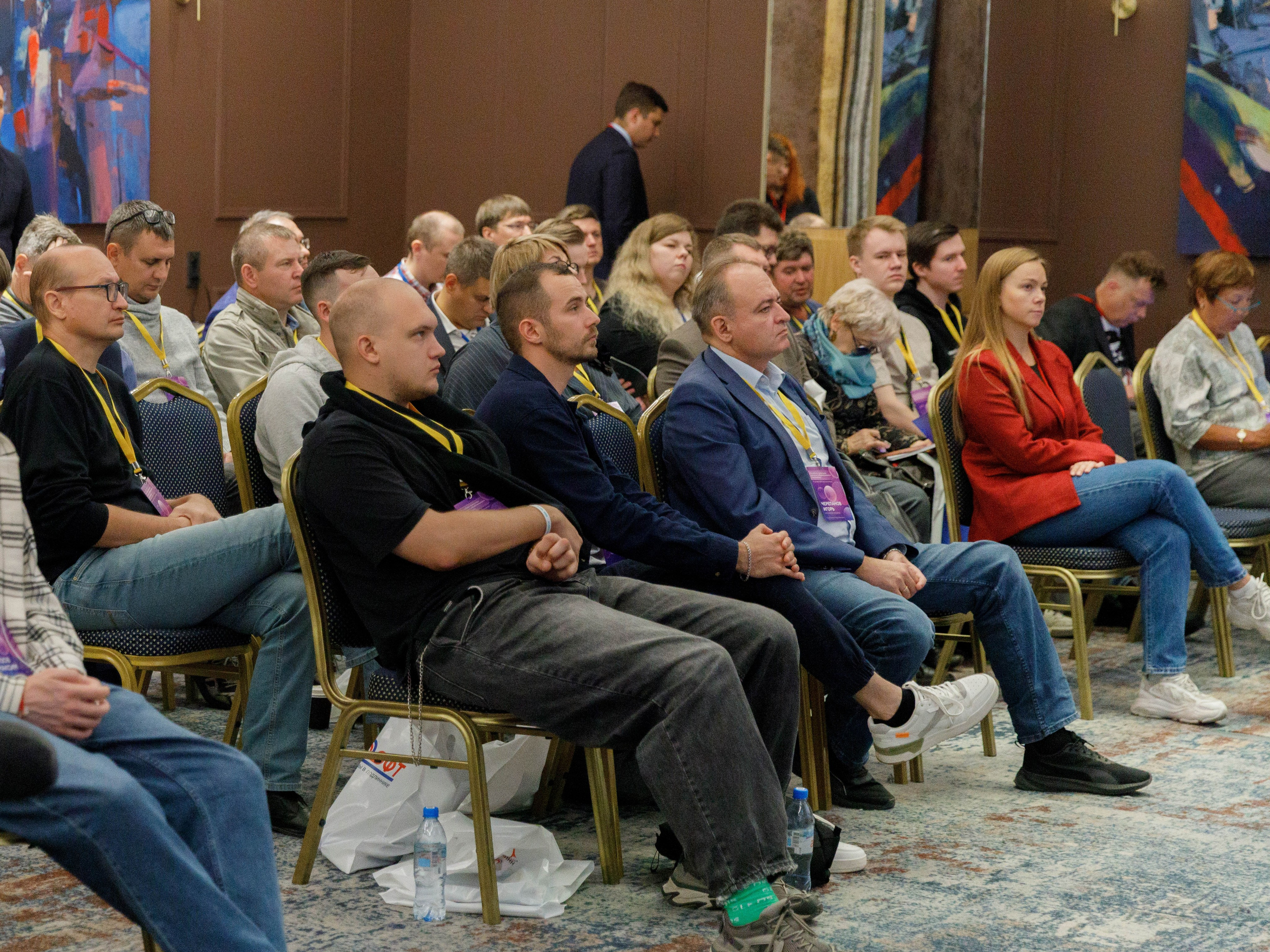 Конференция по кибербезопасности в организации. Hilton. Репортажный фотограф в Новосибирске Алена Помазунова