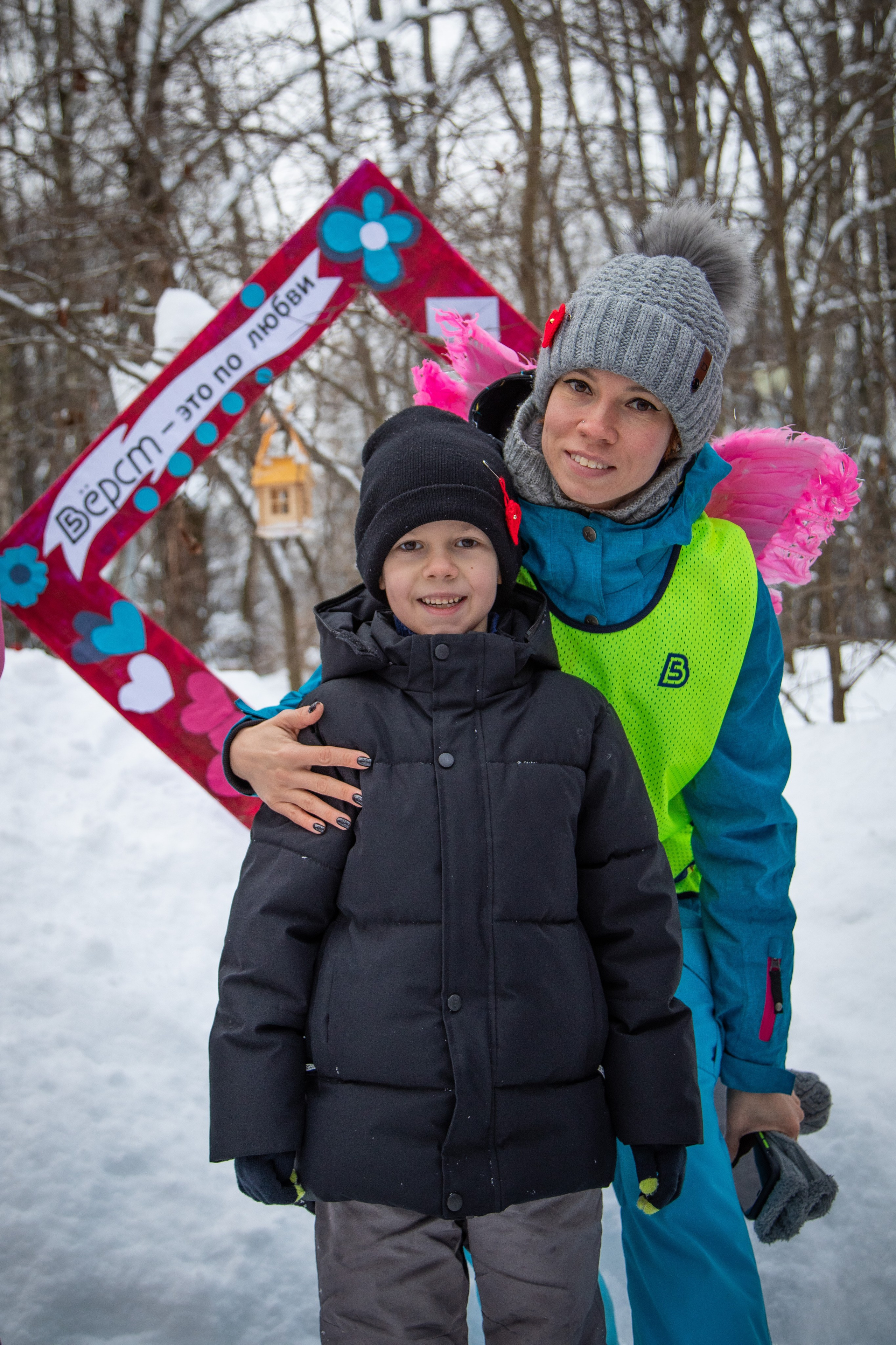 5 вёрст в Тушино, День влюбленных, 91 забег, 17 февраля 2024 г. Фотограф Сергей Ловкий