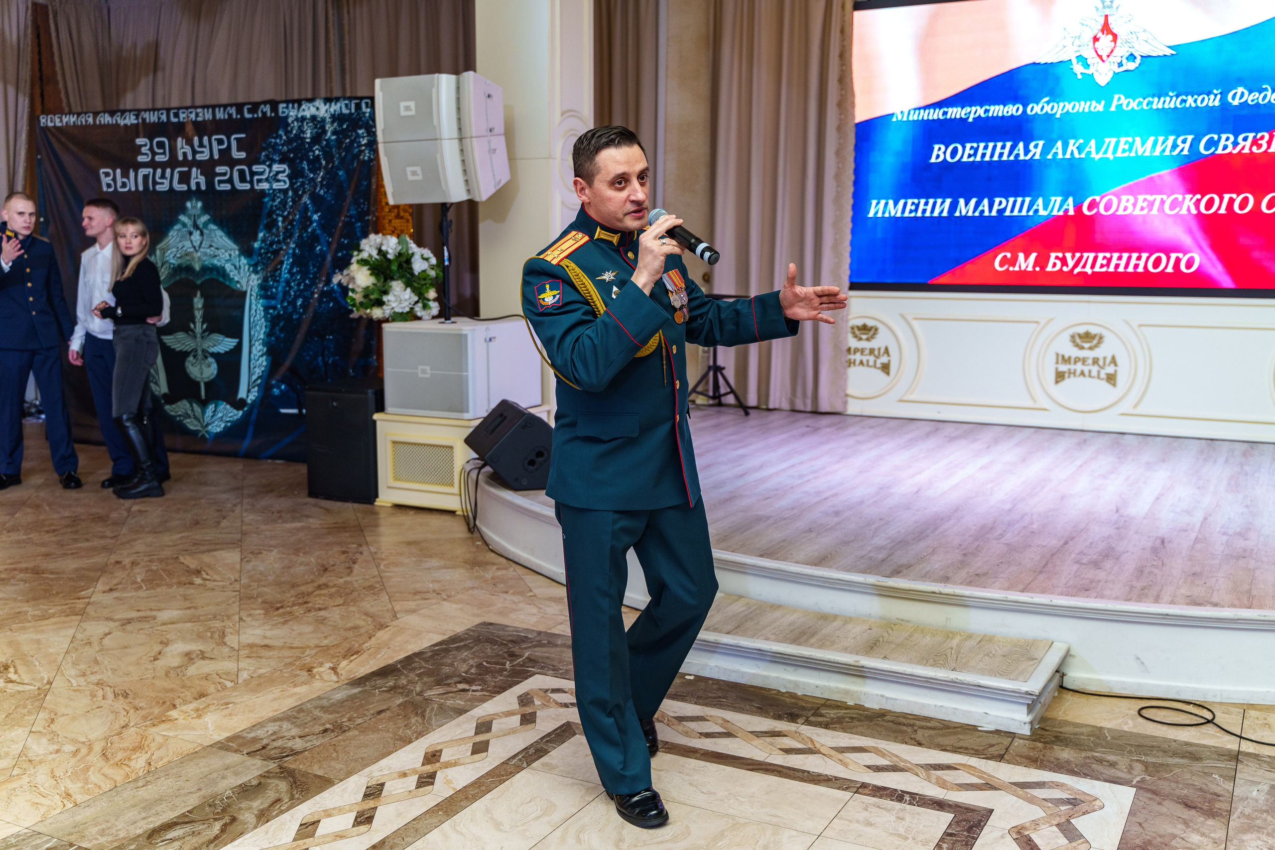 Фотосъемка выпуска военной академии и вручение дипломов