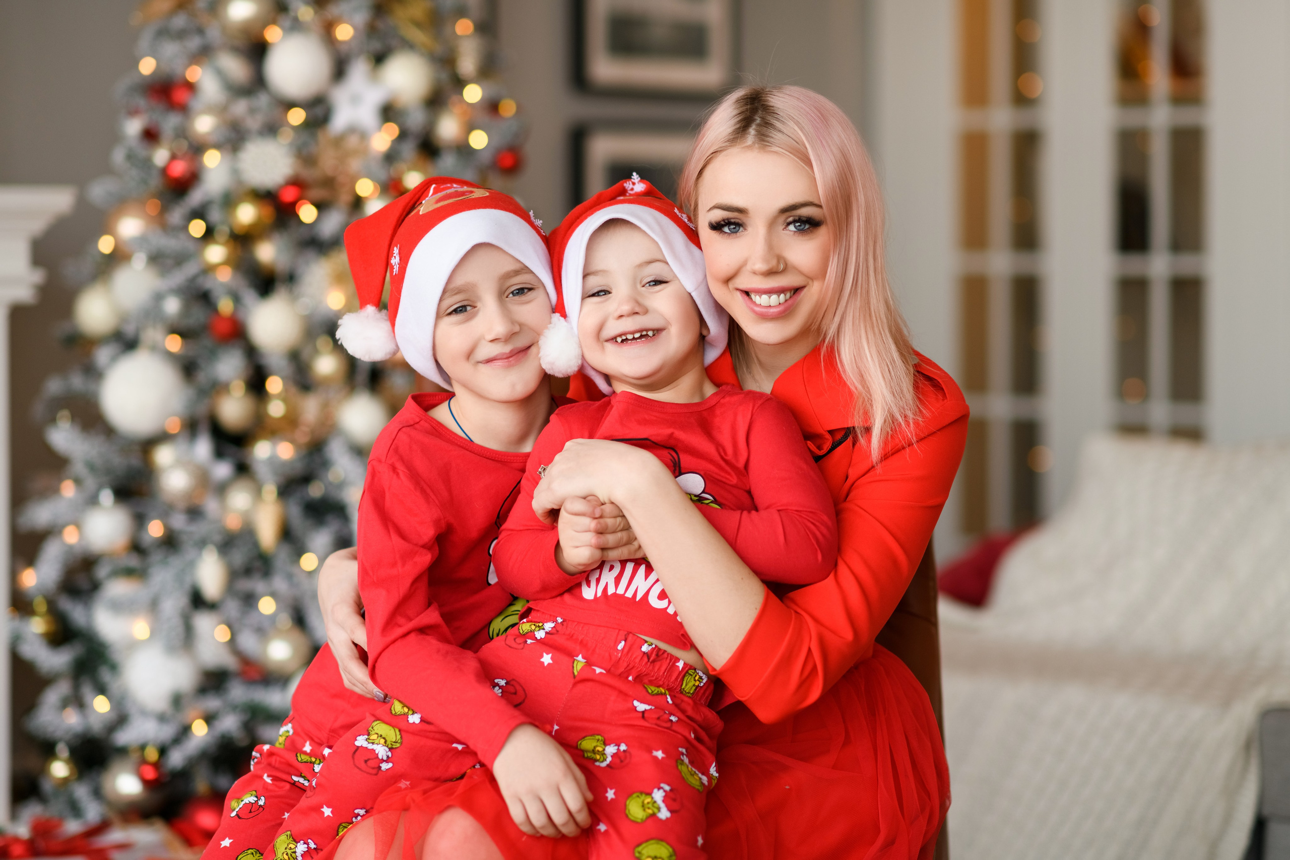 Семейная новогодняя для Ирины, Артура и Максима. Свадебный и семейный фотограф в Санкт-Петербурге Олеся Еремеева