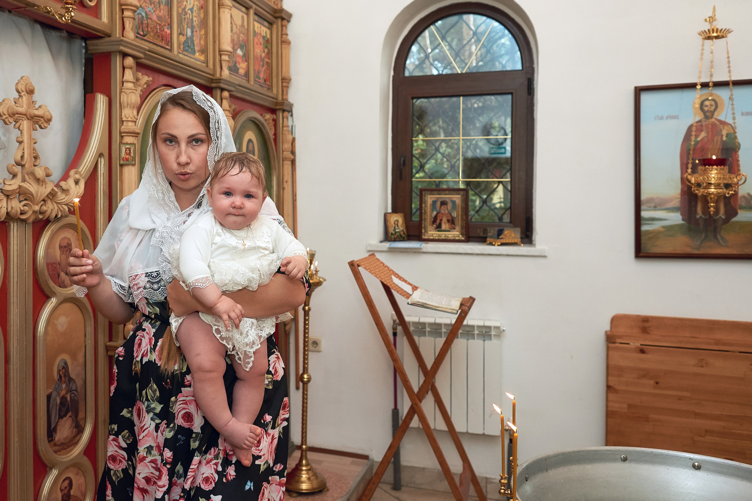 Храм Саввы Сторожевского, крещение. Балашиха