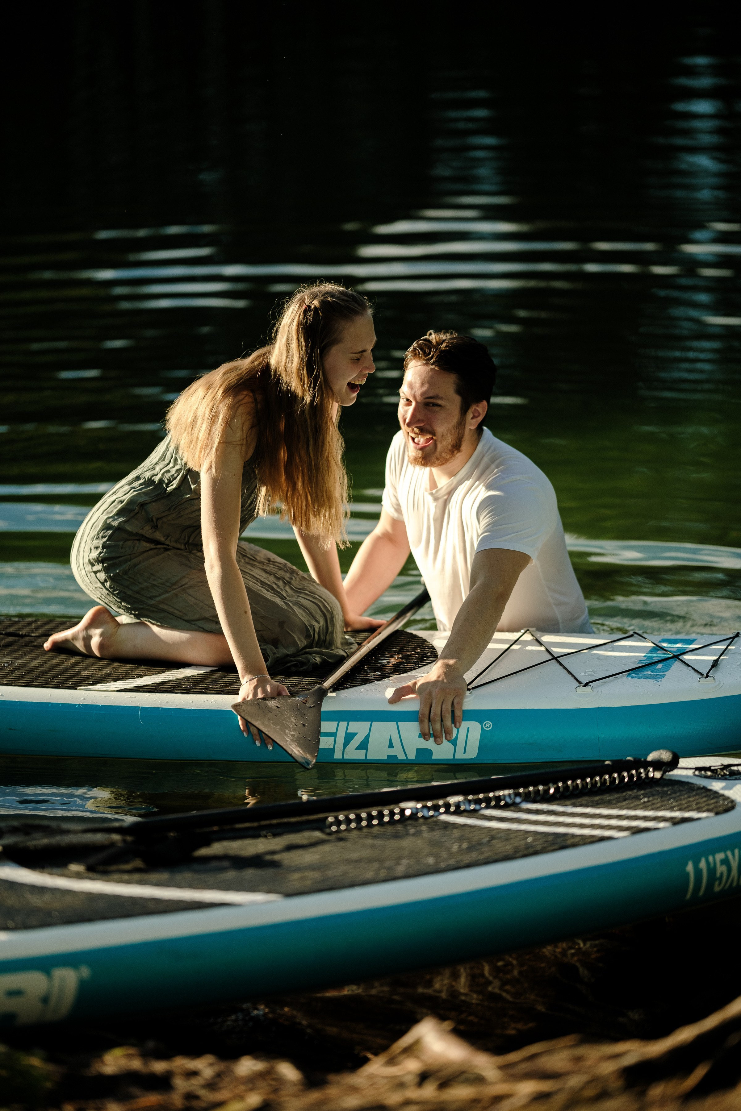 Петя и Лина, на сапах. Интерьерный фотограф и видеограф в Санкт-Петербурге Вадим Балбашевский