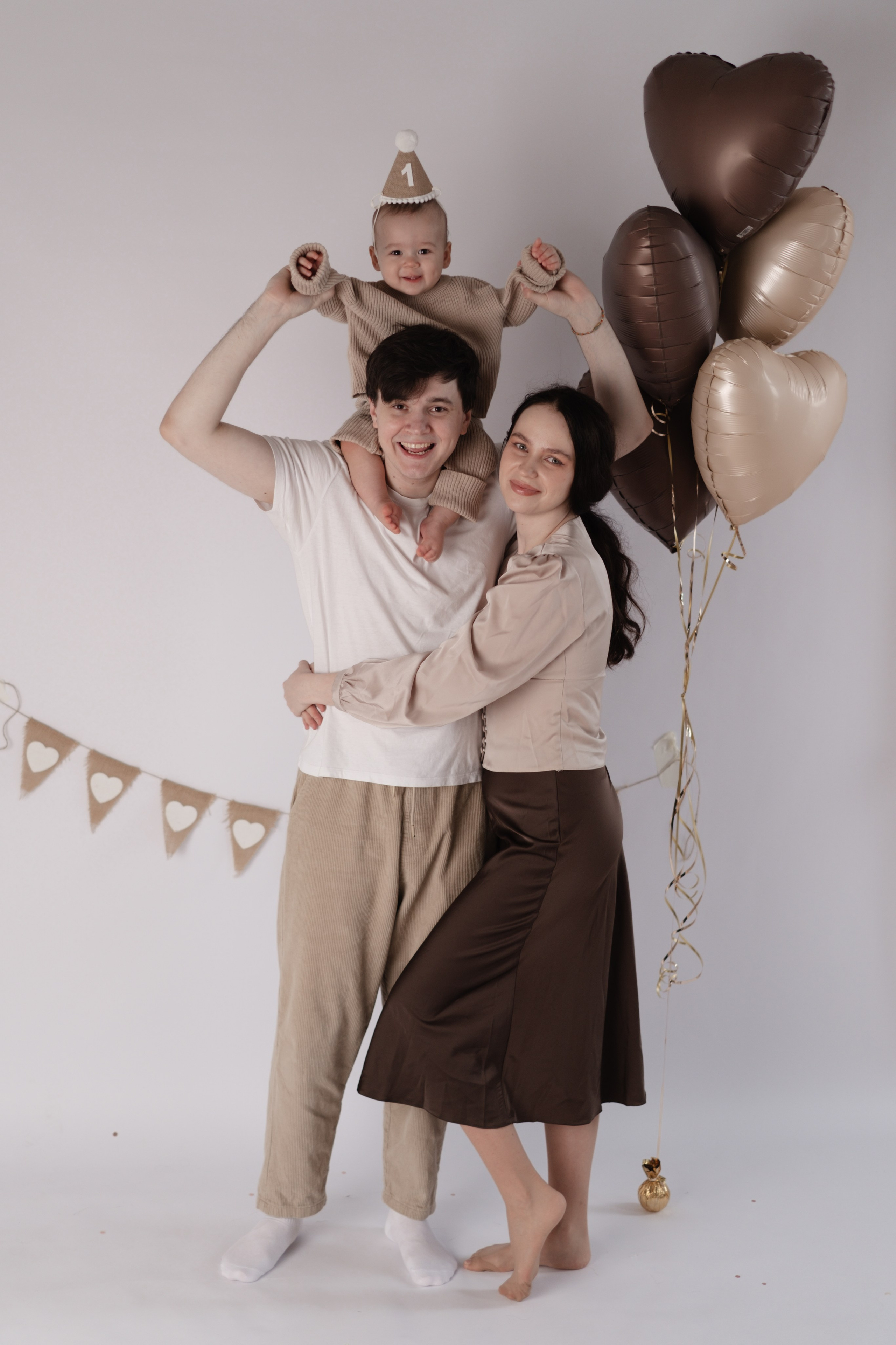 Годик Алексею. Семейный детский ньюборн фотограф в Москве Марта Петрова