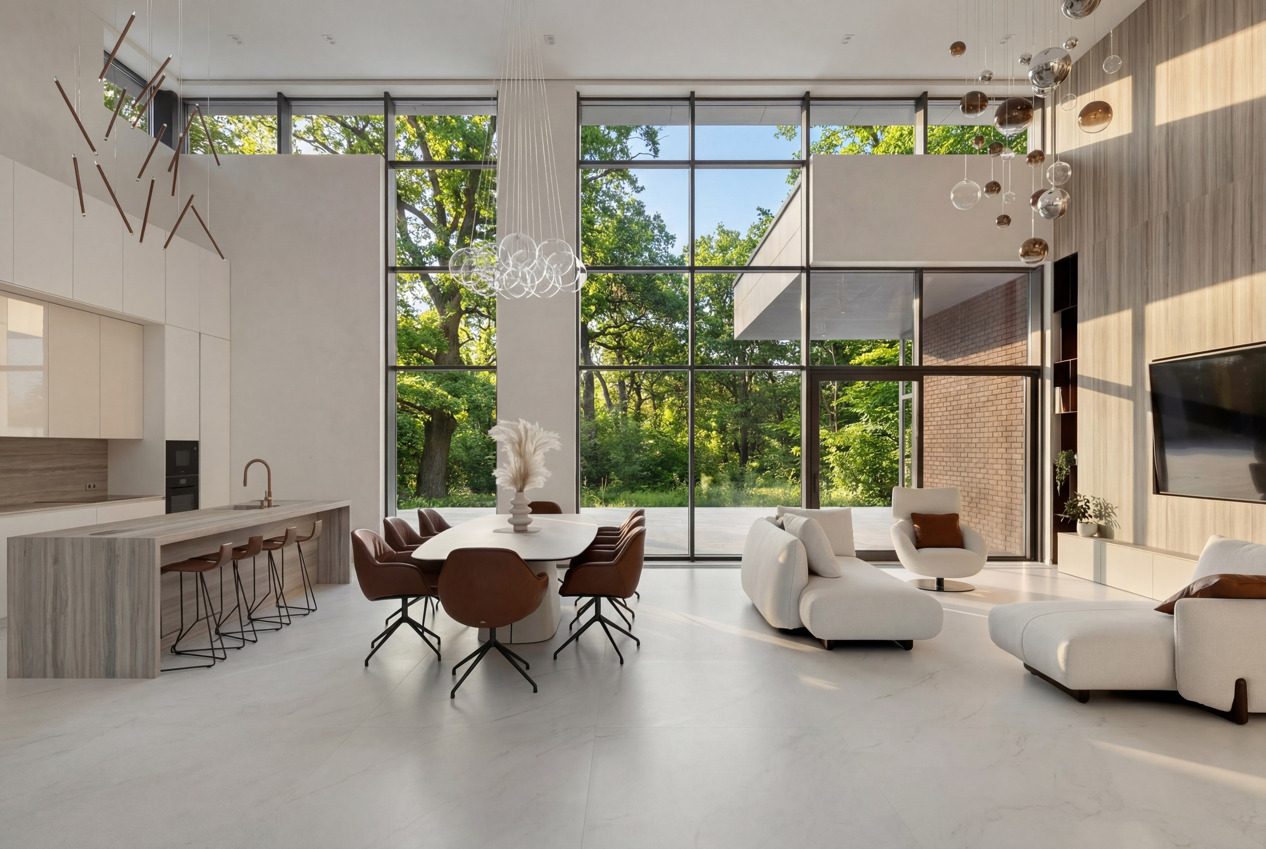 Премиальный интерьер дома 540 м² у воды | Портфолио Валерии Котович