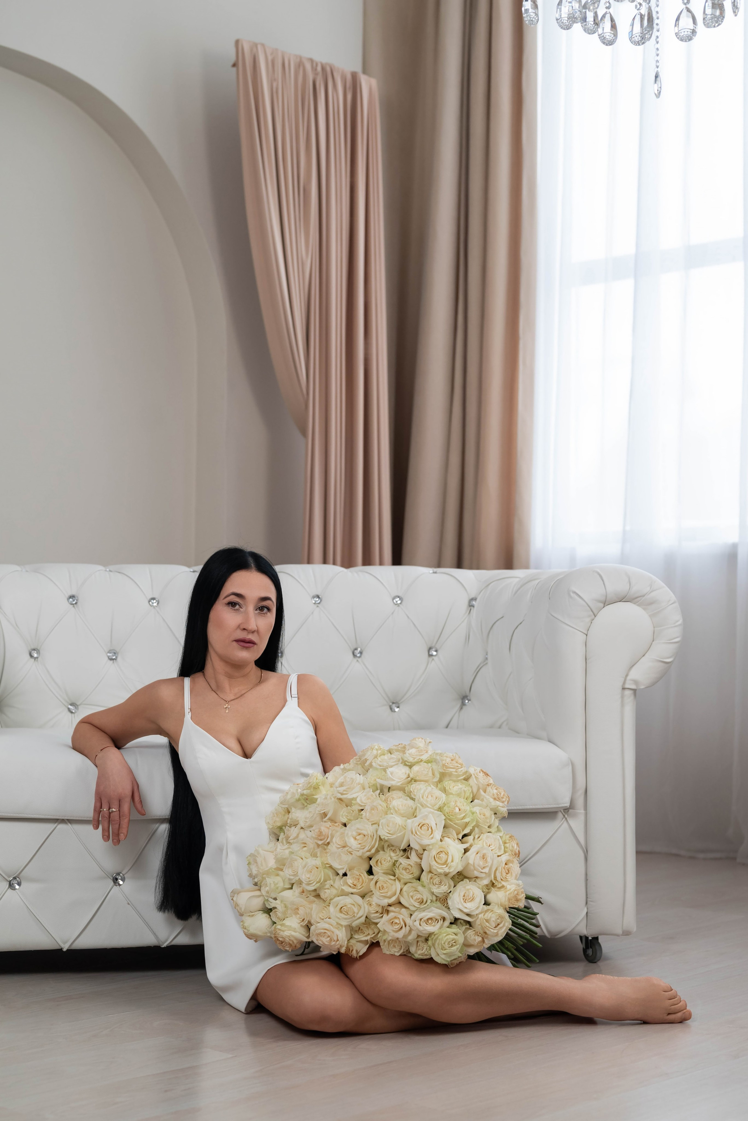 Фотопроект 101 белая роза 2026 год. Фотограф в городе Салават