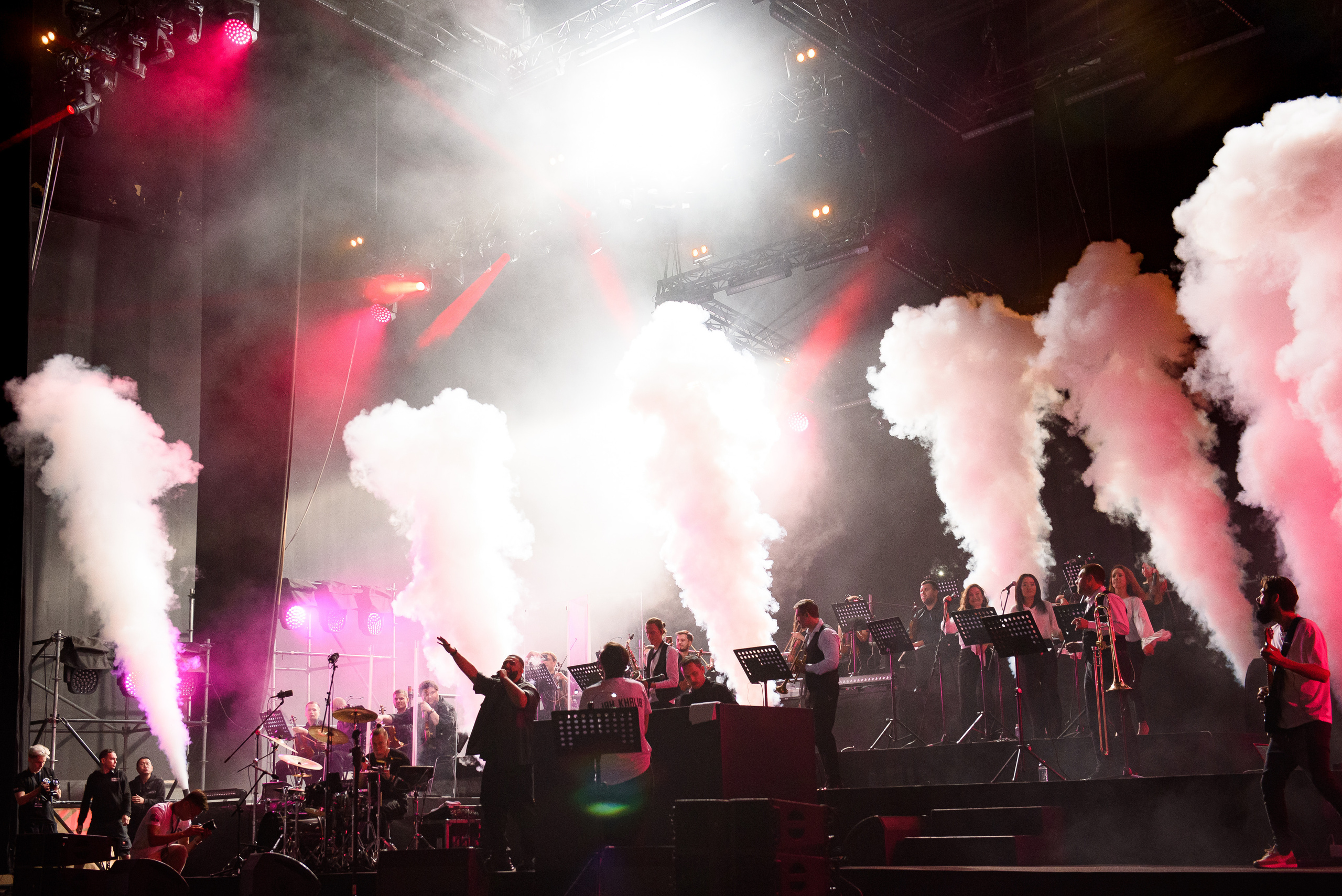 Jah Khalib с симфоническим оркестром в Зеленом театре. Репортажный и свадебный фотограф в Москве