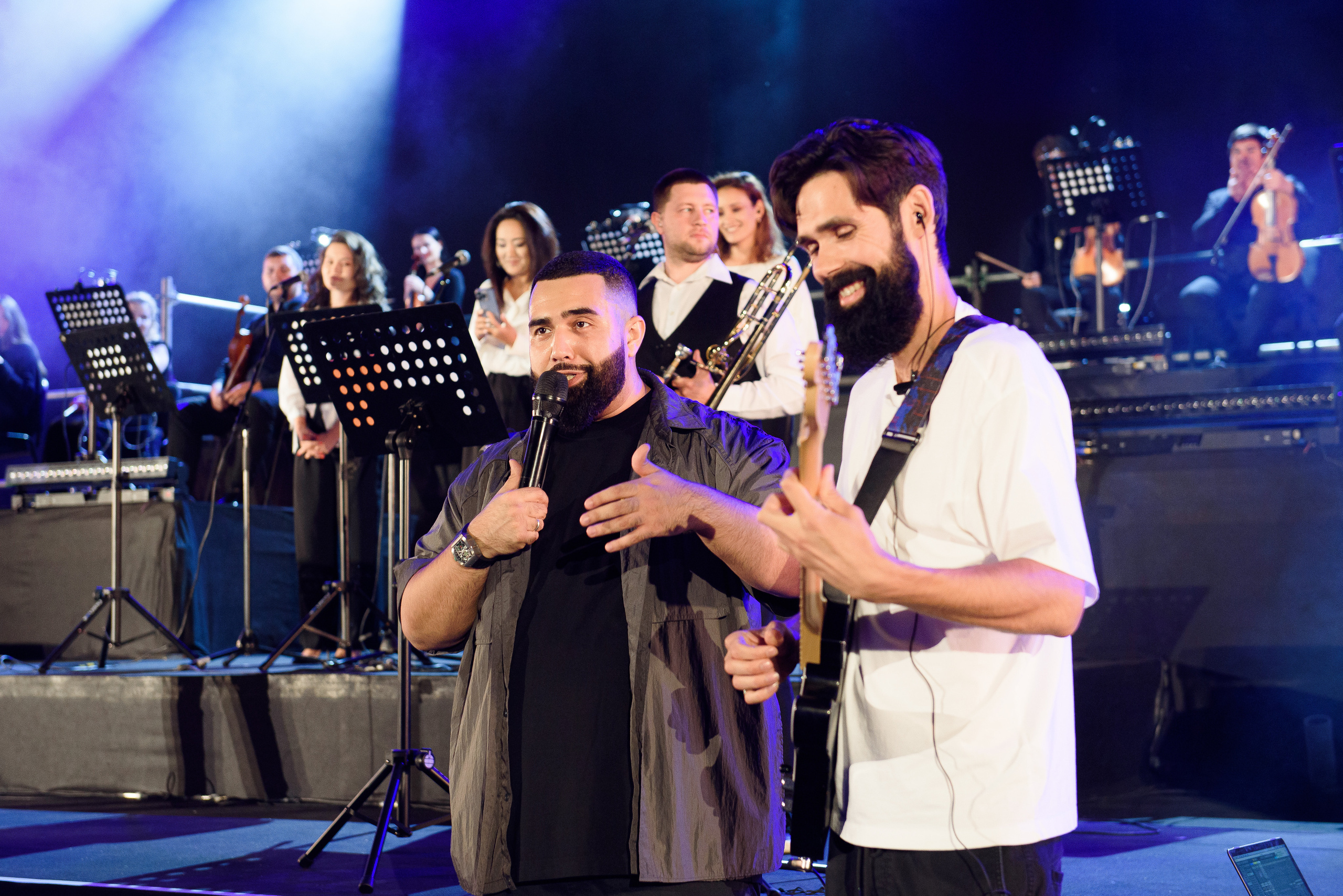 Jah Khalib с симфоническим оркестром в Зеленом театре. Репортажный и свадебный фотограф в Москве