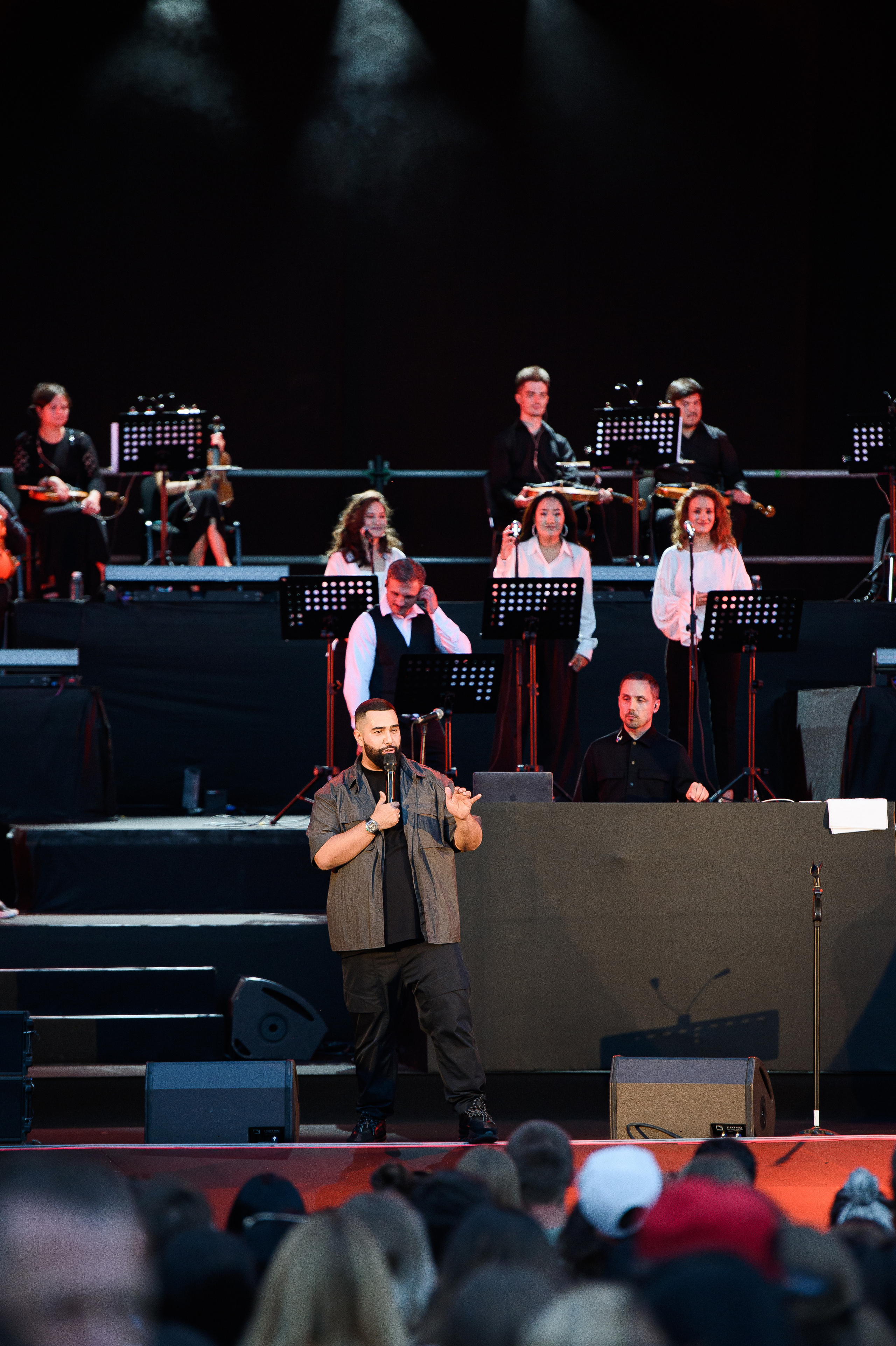 Jah Khalib с симфоническим оркестром в Зеленом театре. Репортажный и свадебный фотограф в Москве