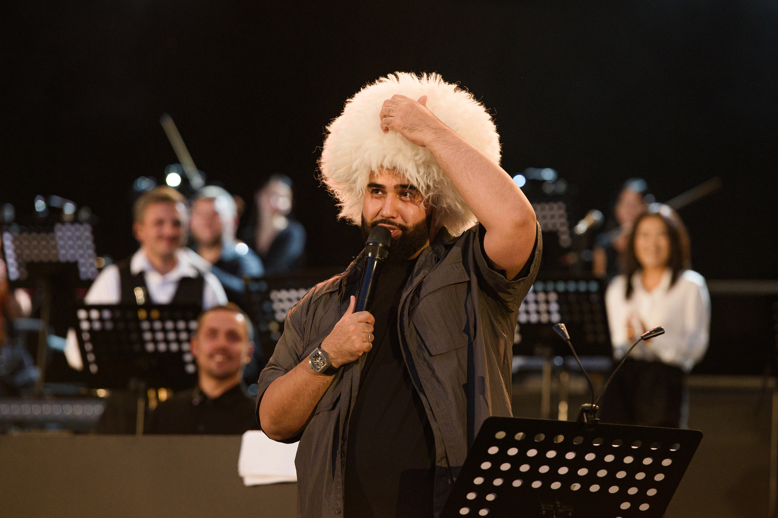 Jah Khalib с симфоническим оркестром в Зеленом театре. Репортажный и свадебный фотограф в Москве