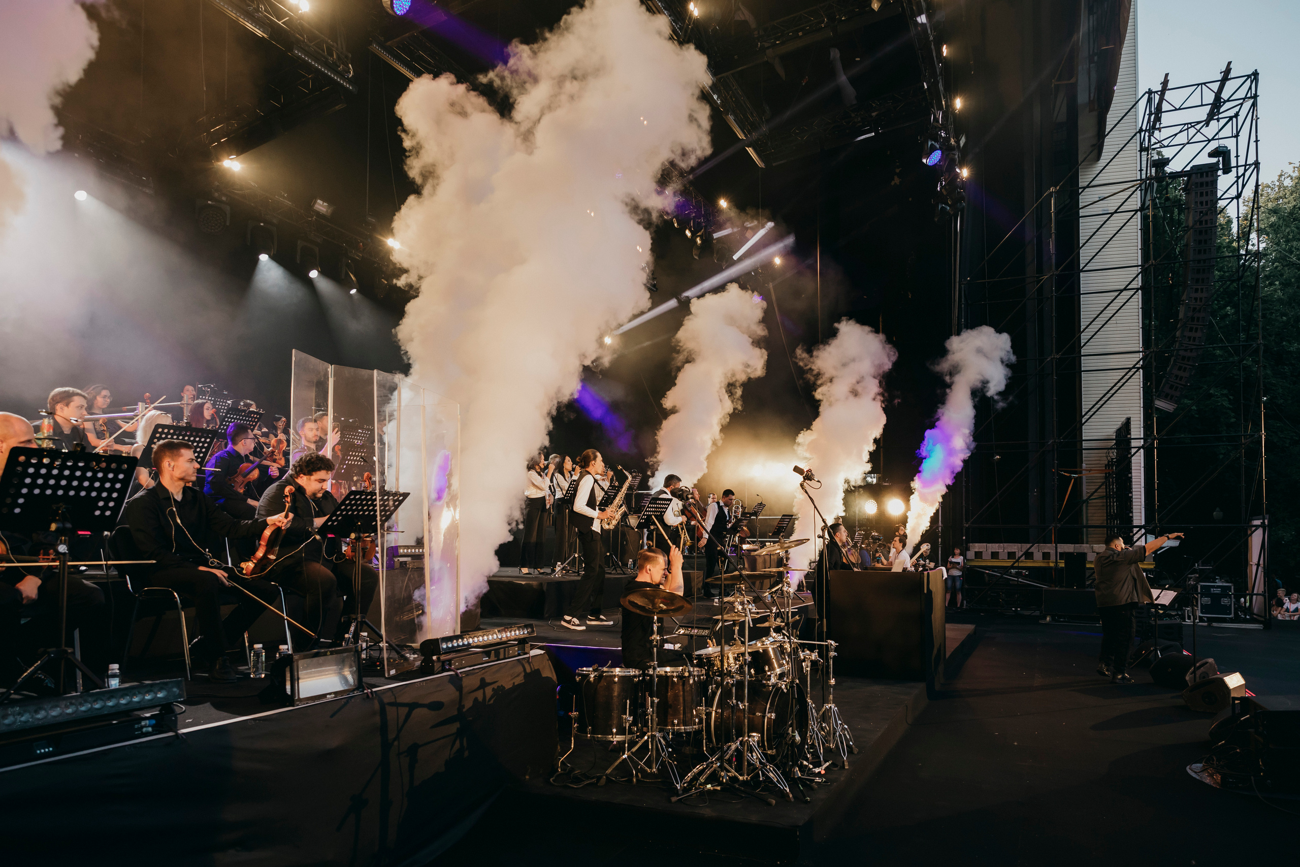 Jah Khalib с симфоническим оркестром в Зеленом театре. Репортажный и свадебный фотограф в Москве