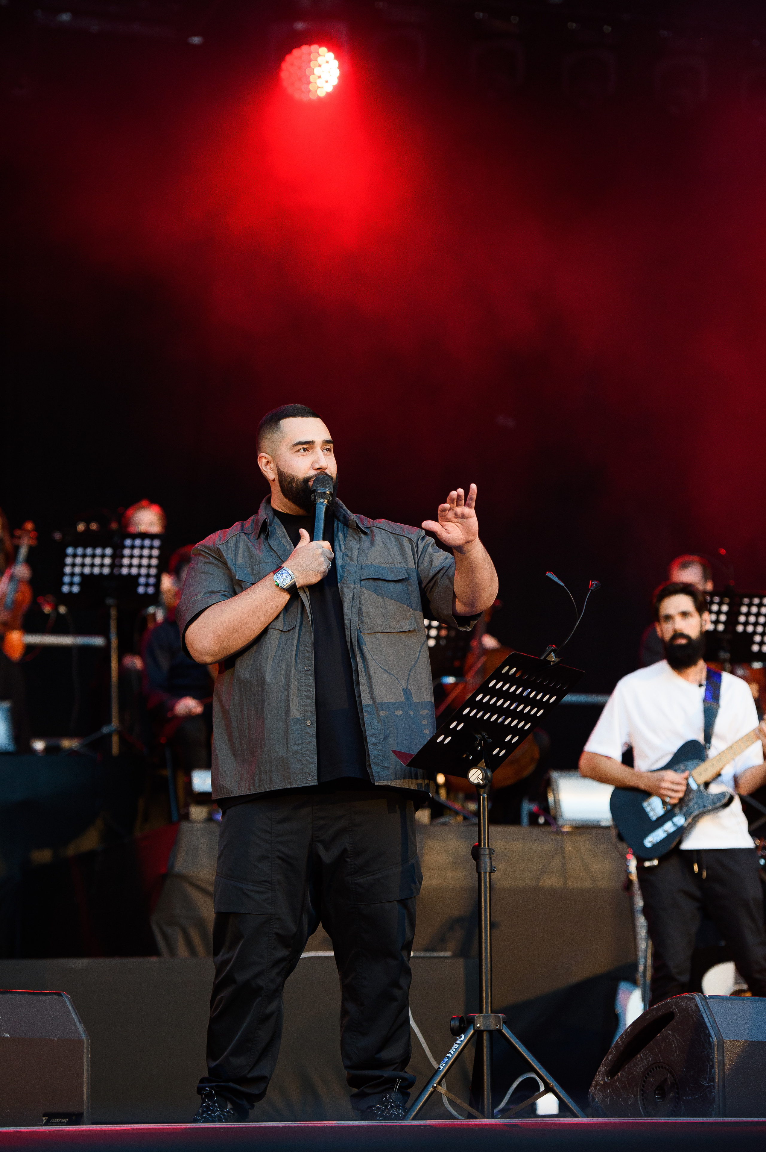 Jah Khalib с симфоническим оркестром в Зеленом театре. Репортажный и свадебный фотограф в Москве