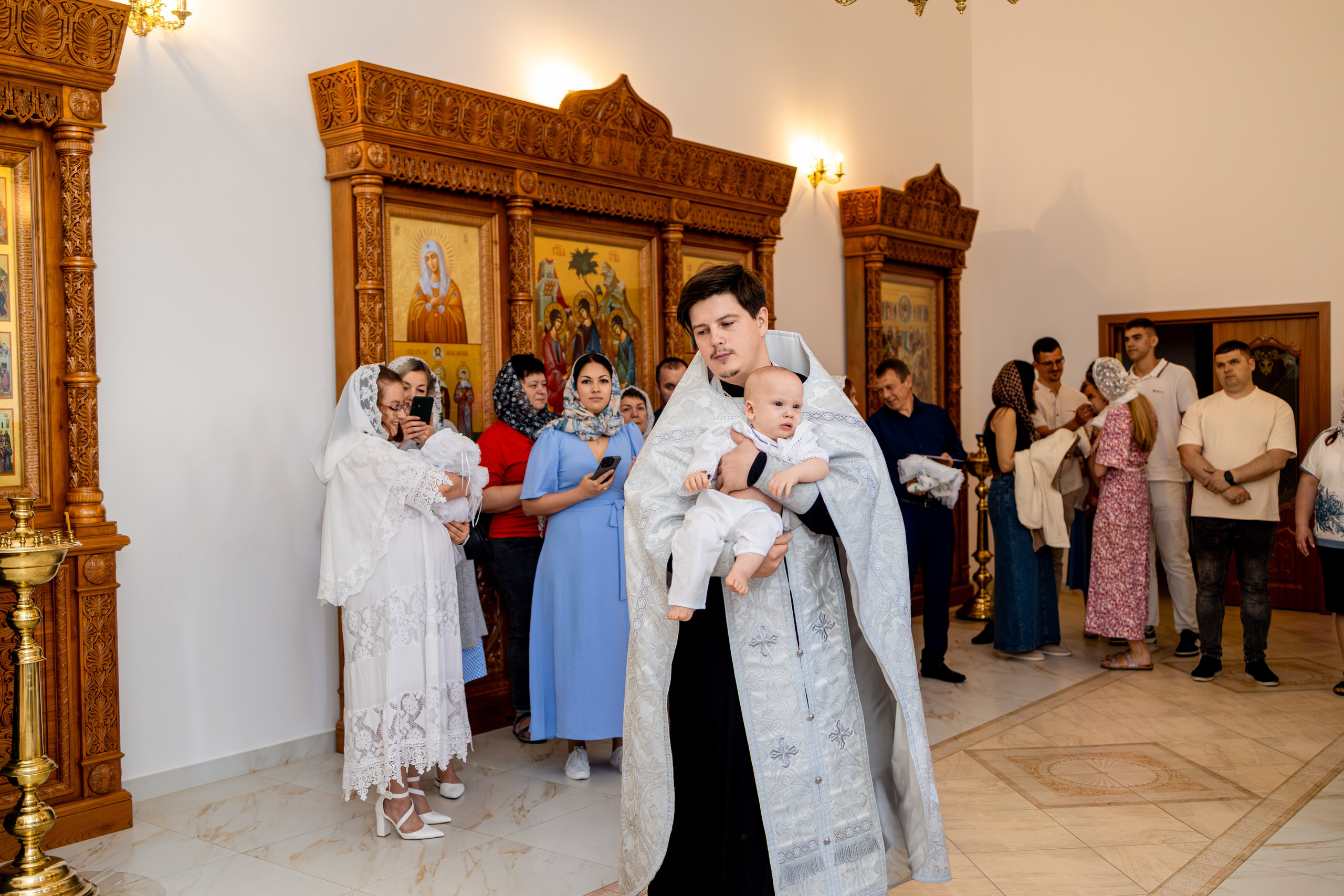 Крещение Семёна. Фотограф Виктория Кравец