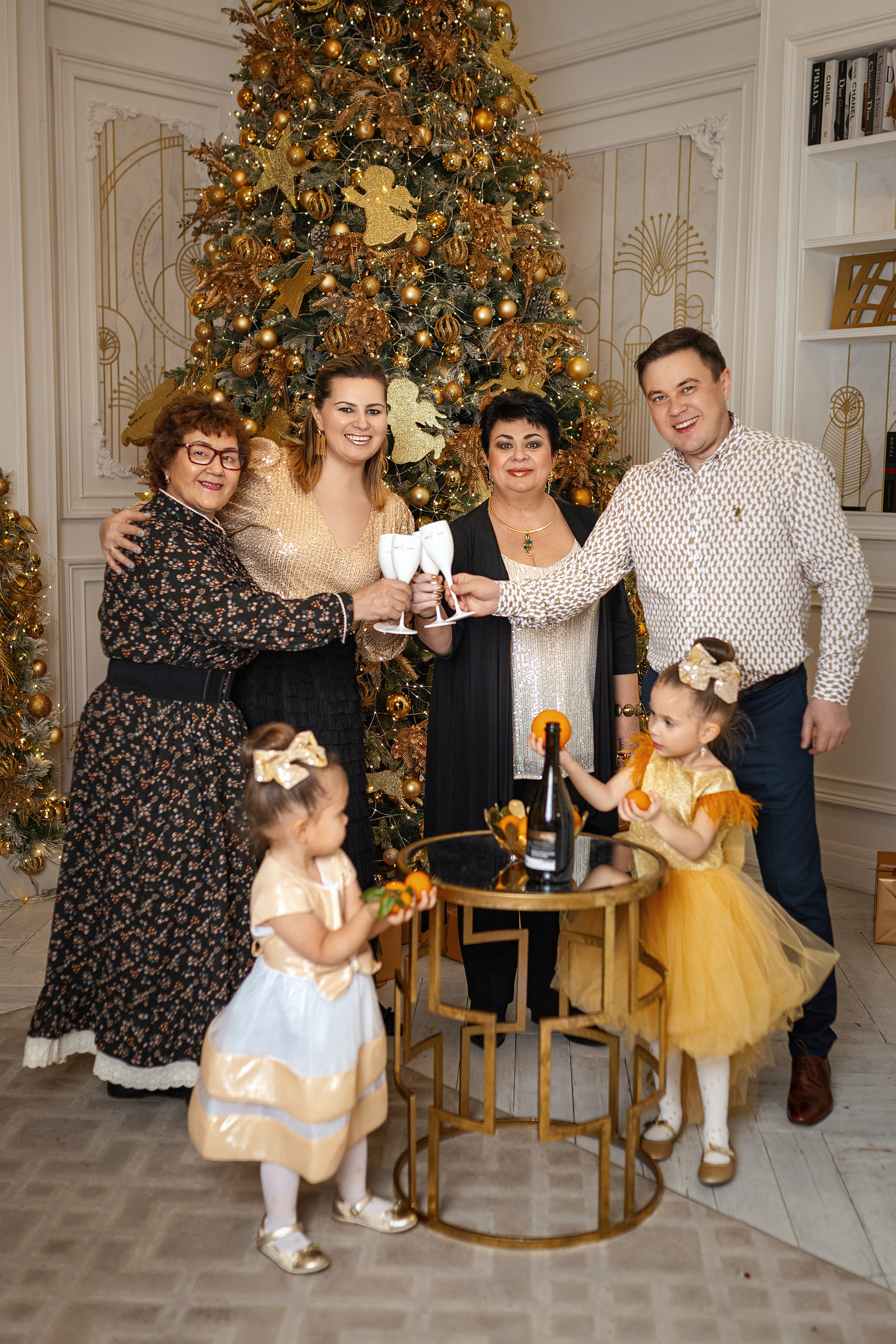 3 поколения. Новогодняя фотосессия. Трубинова Екатерина | Семейный фотограф | Москва