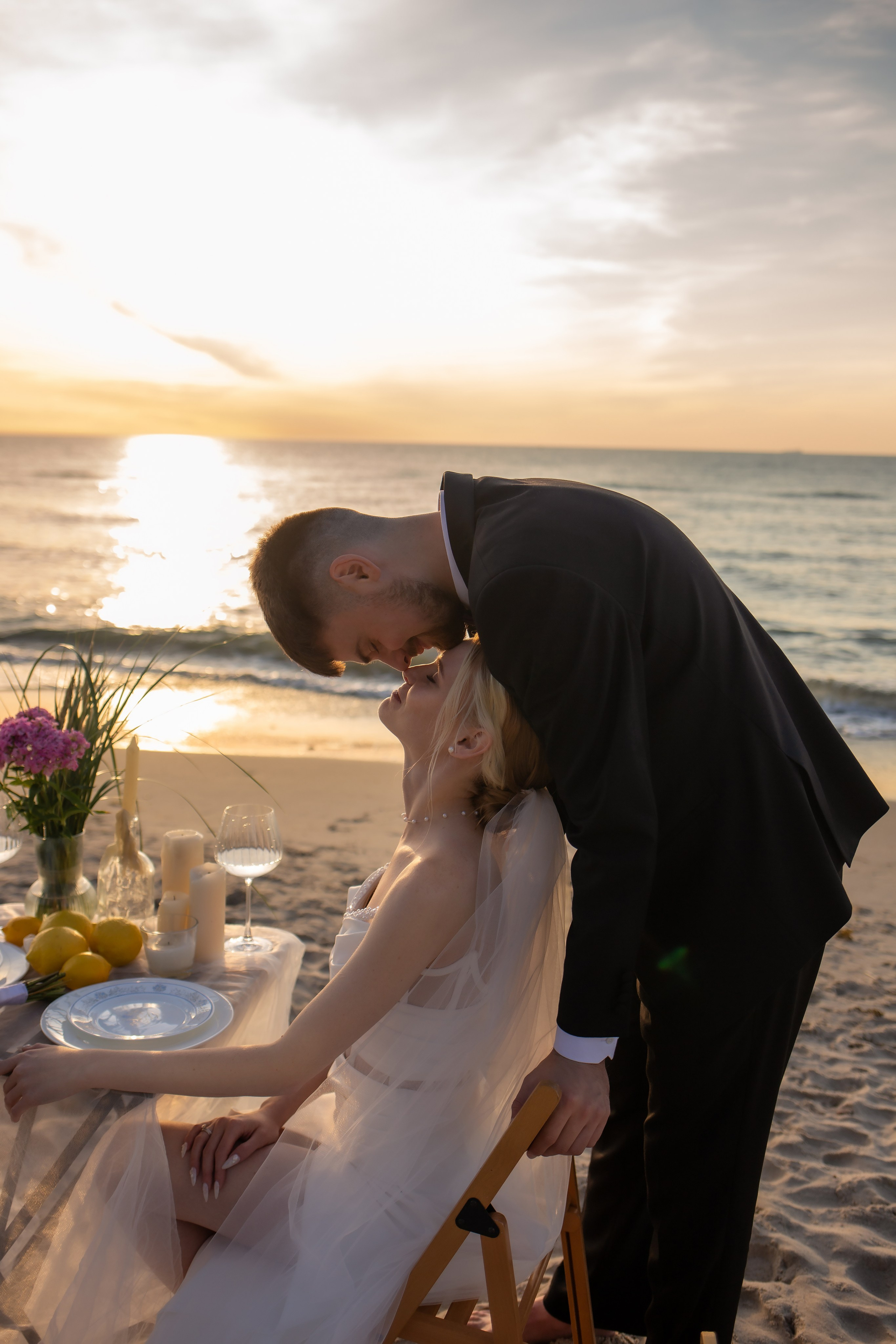 Александра и Влад. На закате. Фотограф в Калининграде Решетникова Алина