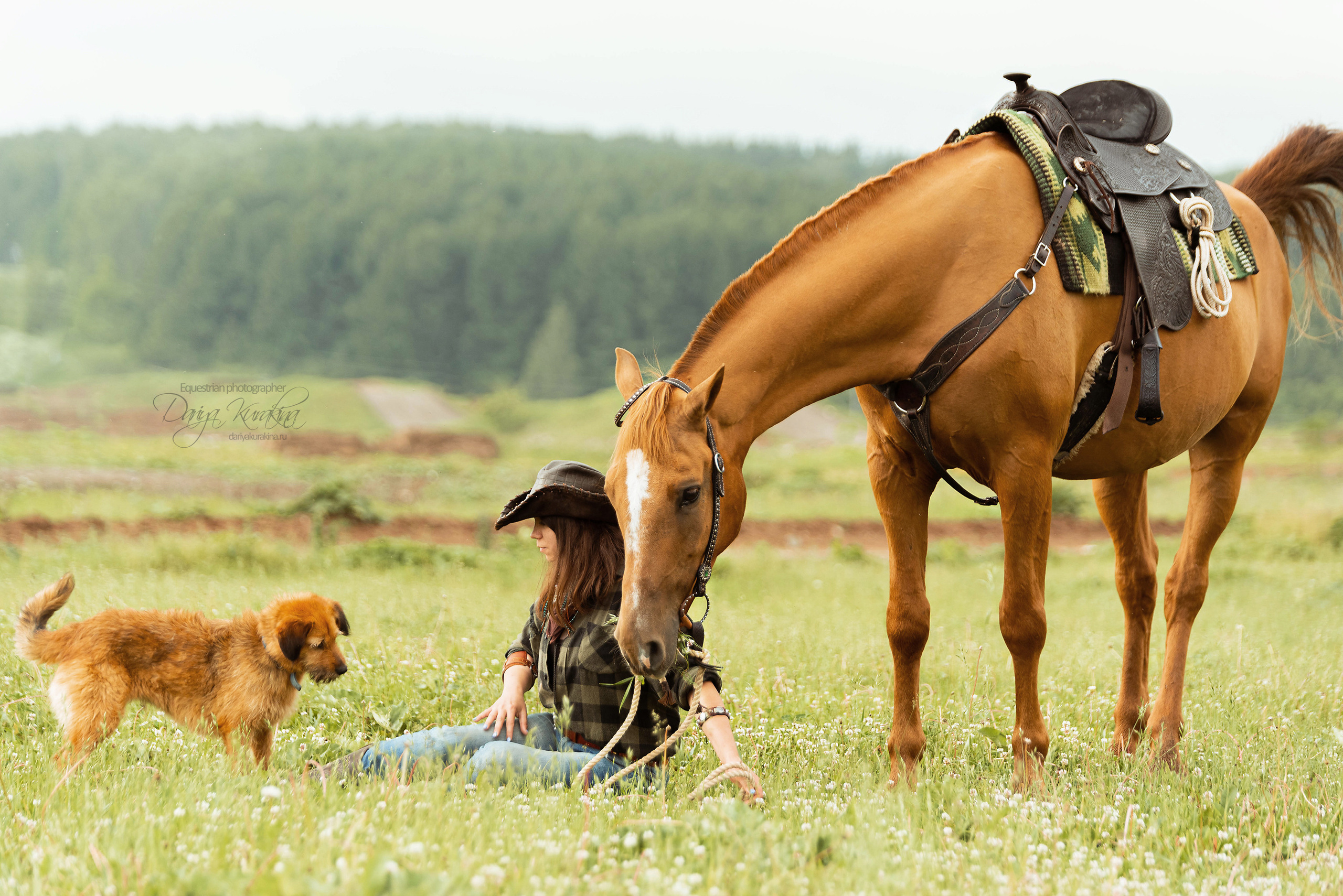 Cowgirl в Горках. Конный фотограф Куракина Дарья • Фотосессии с лошадьми