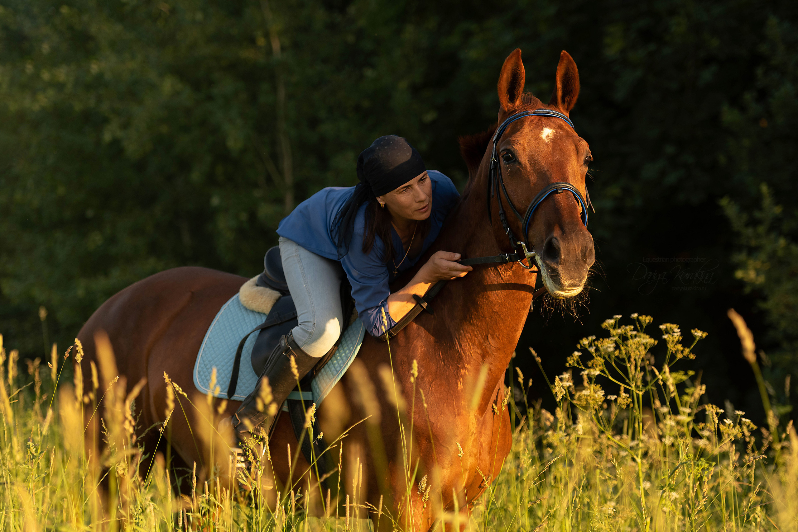 Летний вечер. Конный фотограф Куракина Дарья • Фотосессии с лошадьми