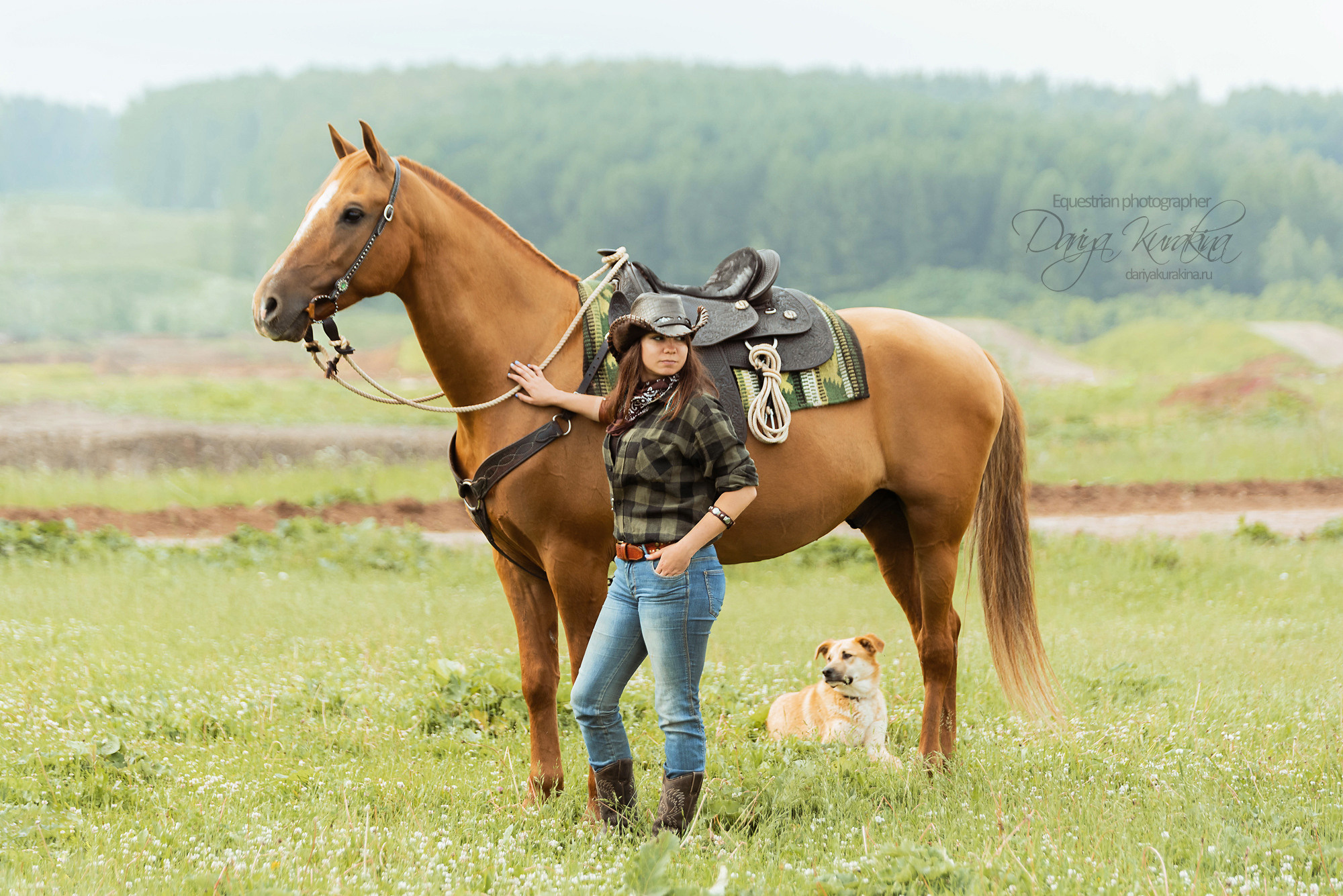 Cowgirl в Горках. Конный фотограф Куракина Дарья • Фотосессии с лошадьми