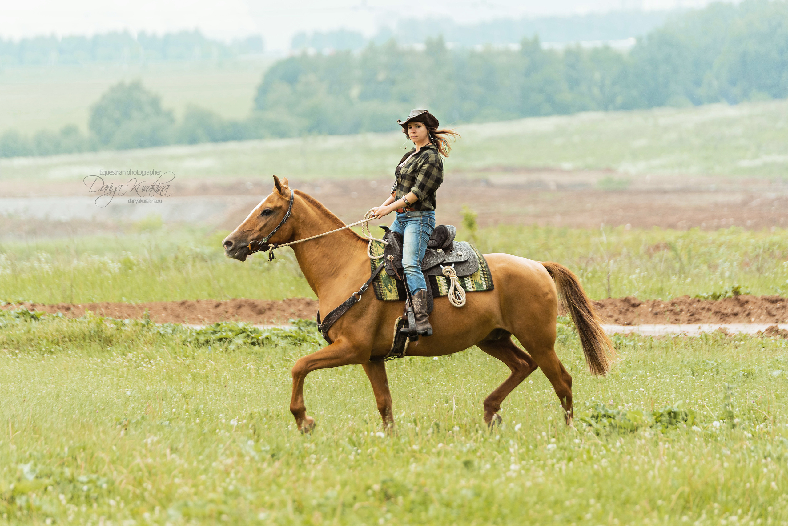 Cowgirl в Горках. Конный фотограф Куракина Дарья • Фотосессии с лошадьми