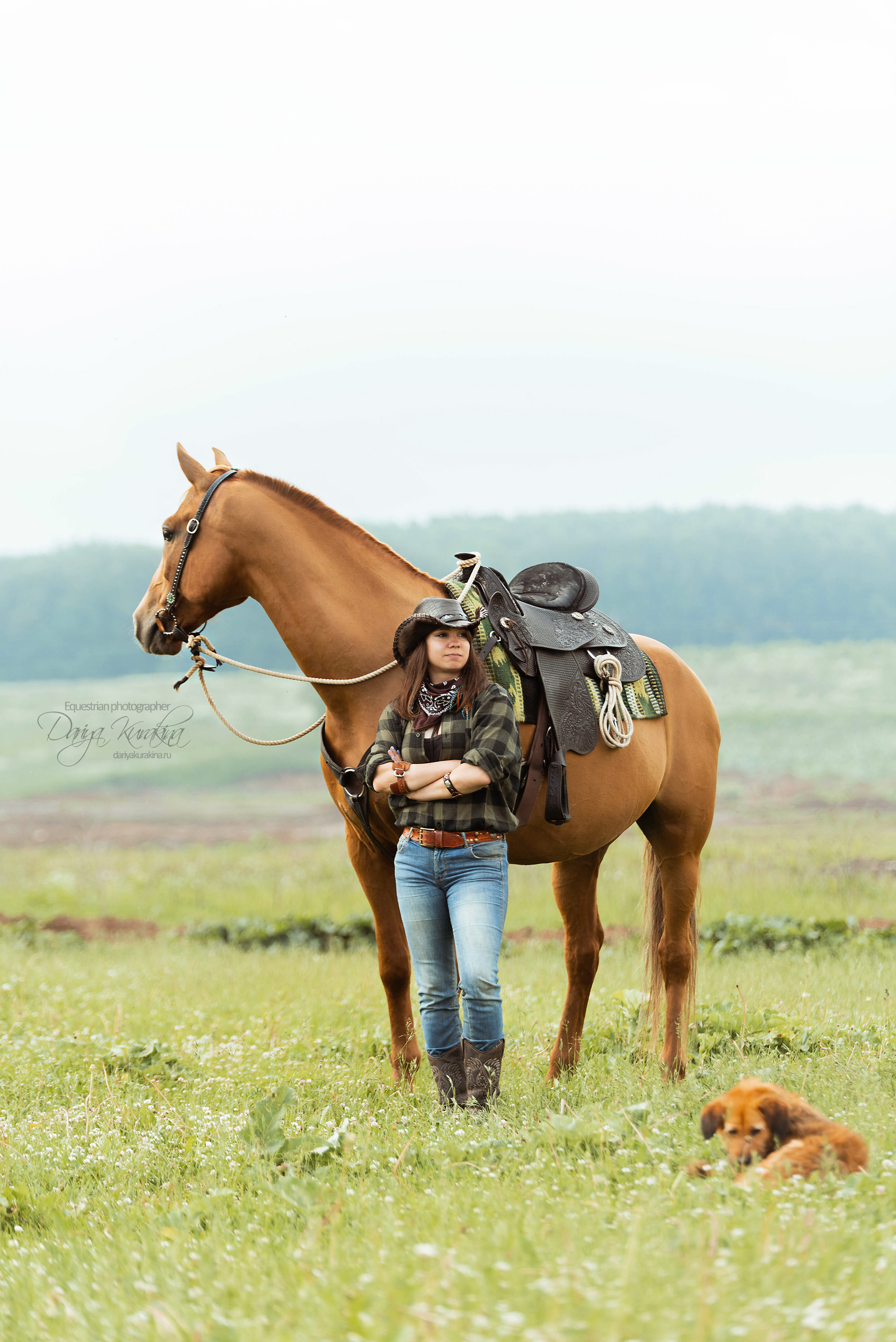 Cowgirl в Горках. Конный фотограф Куракина Дарья • Фотосессии с лошадьми