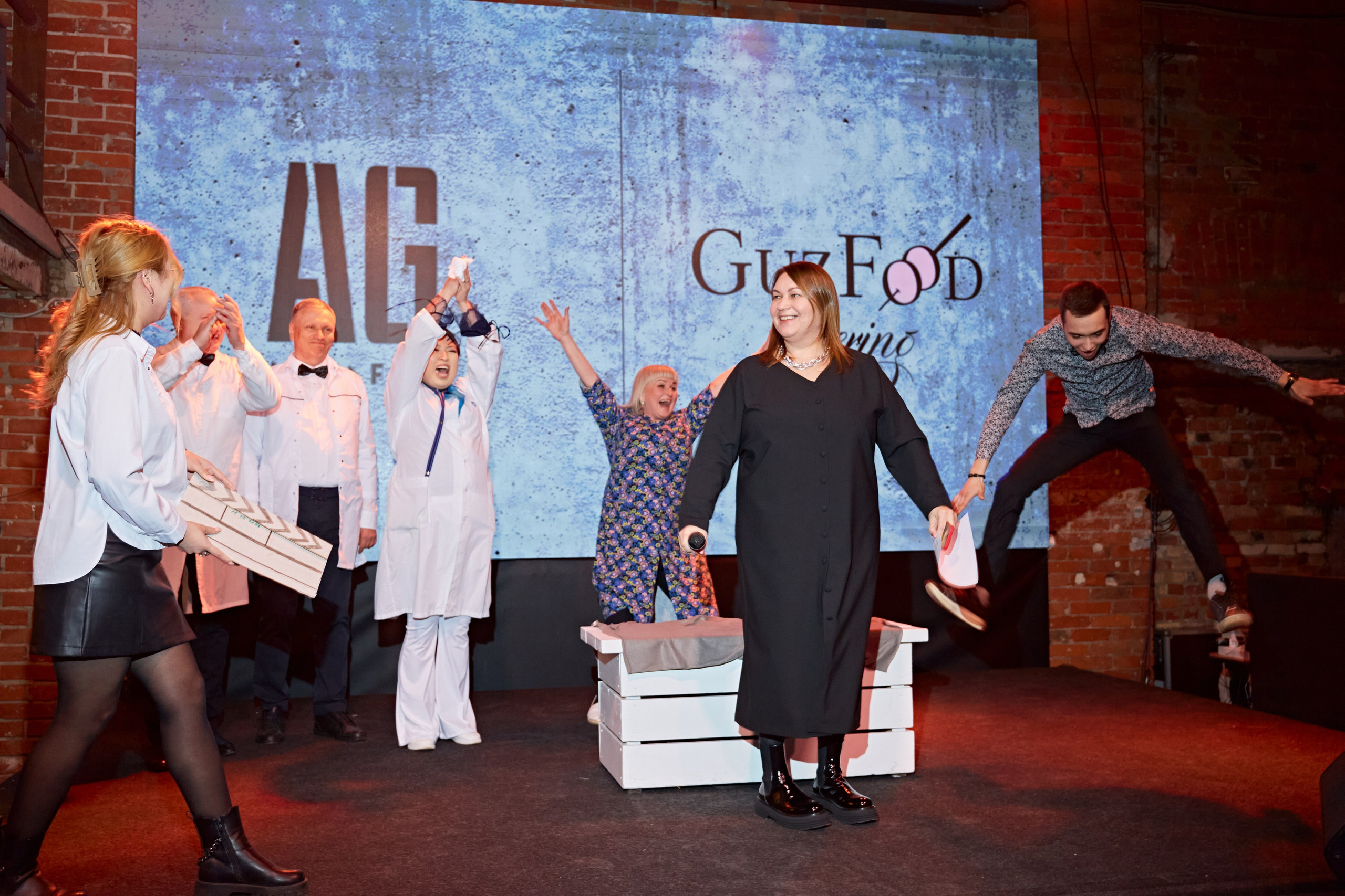 Корпоратив AG Loft & Guz Food catering. Фотограф Андрей Егоров