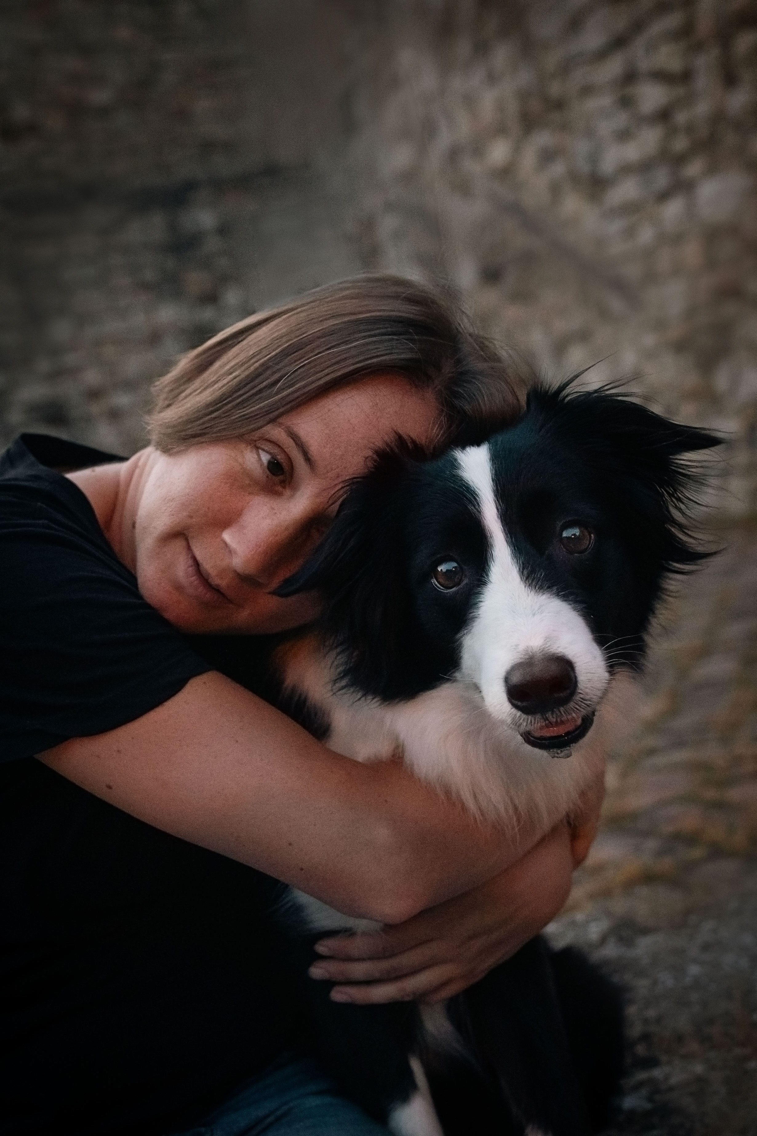 Белград, Калемегдан. Таня и Шегги. Фотограф анималист